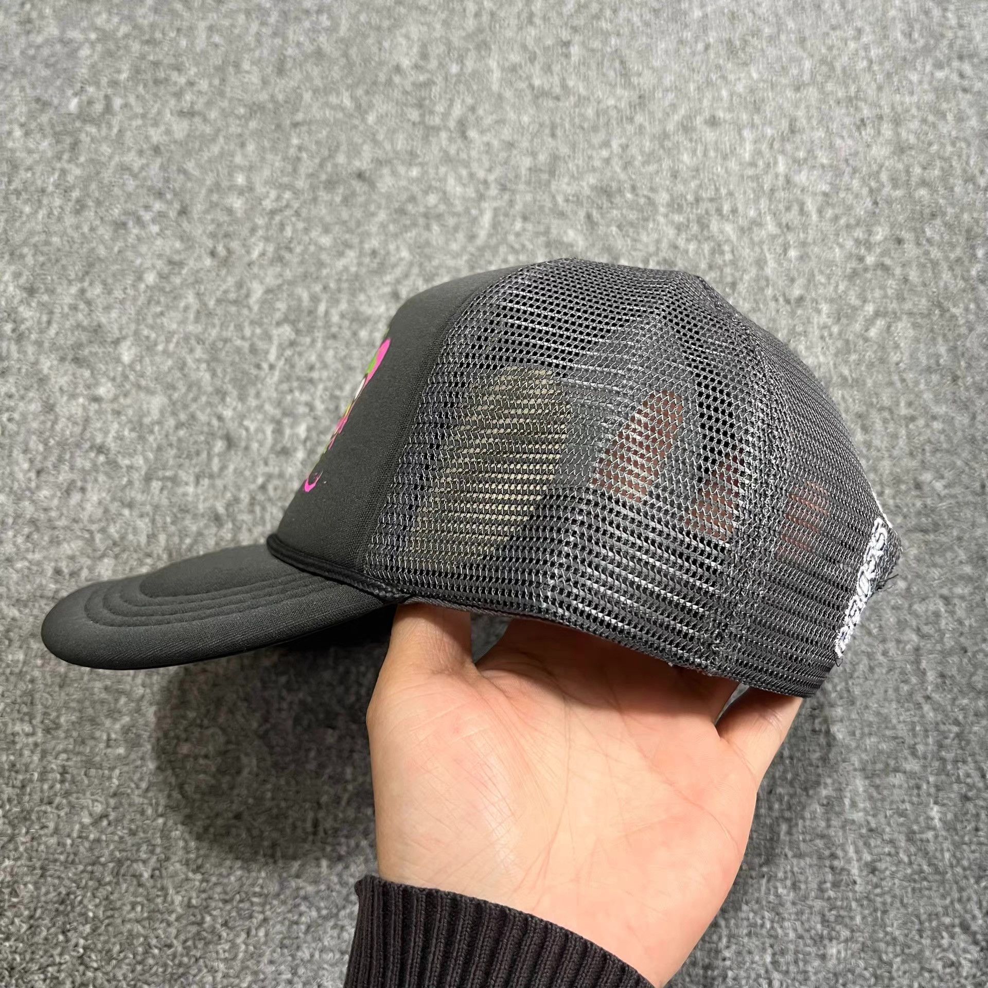 Cross Colours Cross Colours Curved Brim Mesh Trucker Baseball Cap Q7 Size ONE SIZE - 5 Thumbnail