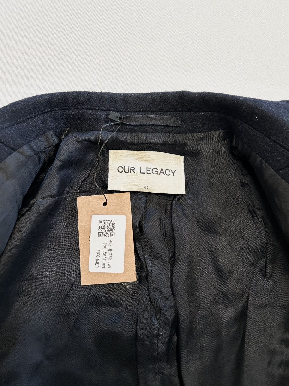 Our Legacy FW2015 Heavy Camel Wool Coat Navy Size US M / EU 48-50 / 2 - 11 Thumbnail