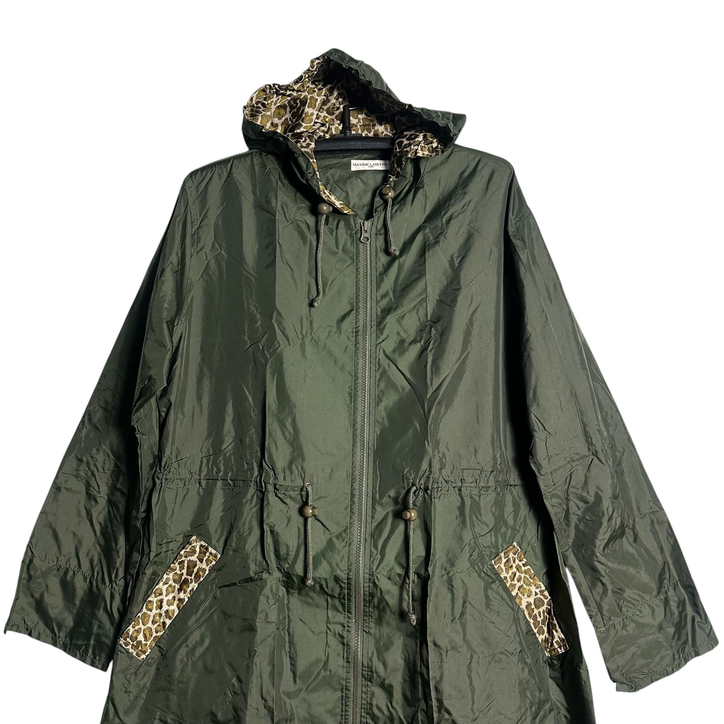 Designer 🔥RARE🔥Vintage Maxime Labeyrie Paris Leaopard Parka Jacket Size US L / EU 52-54 / 3 - 2 Thumbnail