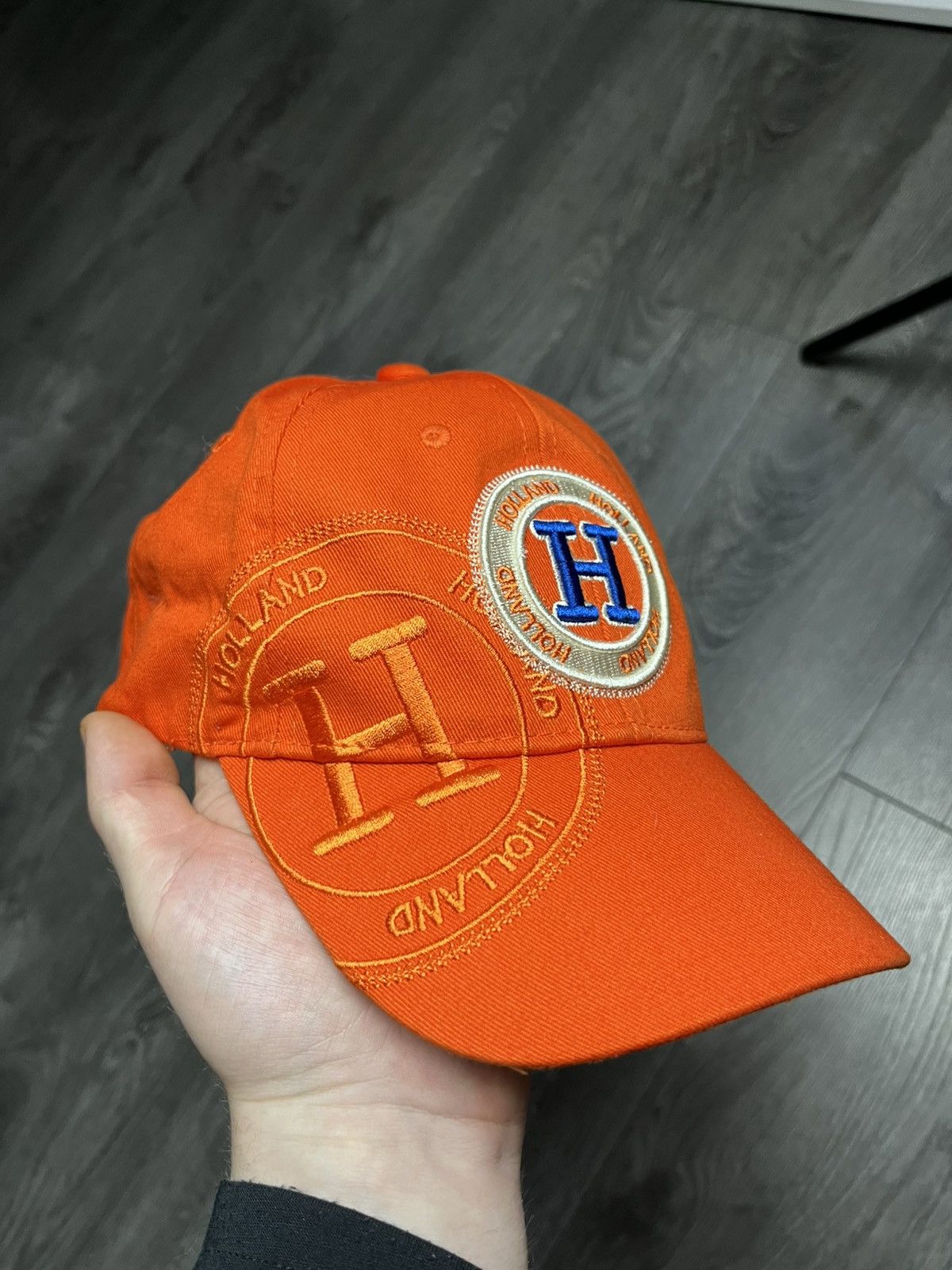 Robin Ruth Robin Ruth Holland Netherlands Football Blokecore Orange Cap Size ONE SIZE - 2 Thumbnail