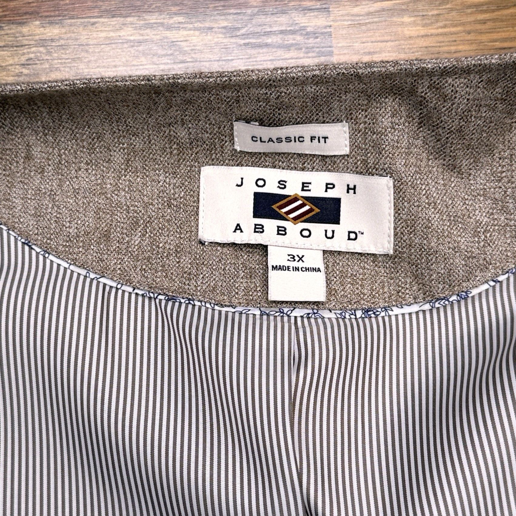 Joseph Abboud **Joseph Abboud Suit Vest Mens 3X Brown Classic Regular New** User: Joseph Abboud Suit Vest Mens 3X Brown Classic Regular New Size 48R - 5 Thumbnail