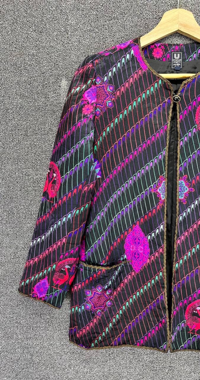 Emanuel Ungaro Emanuel Ungaro Luxury Cardigan Jacket Size M / US 6-8 / IT 42-44 - 3 Thumbnail