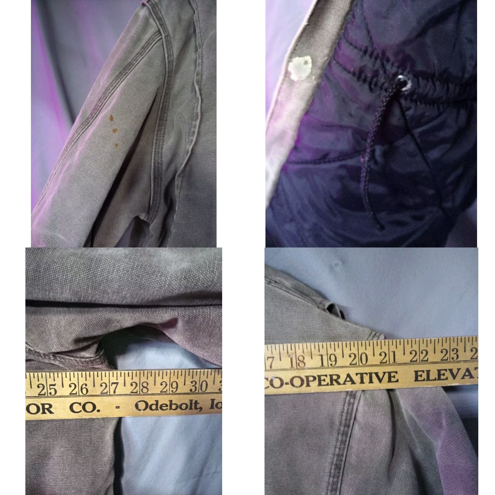 Carhartt VINTAGE Carhartt Jacket Mens 2XL Gray Quilted Lined Detriot (Detroit) USA Workwear Long Coat Style Carhartt C26 90s Size US XXL / EU 58 / 5 - 9 Thumbnail