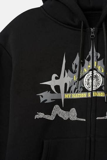 Yung Lean Rare yung lean world affairs hoodie Size US L / EU 52-54 / 3 - 2 Thumbnail