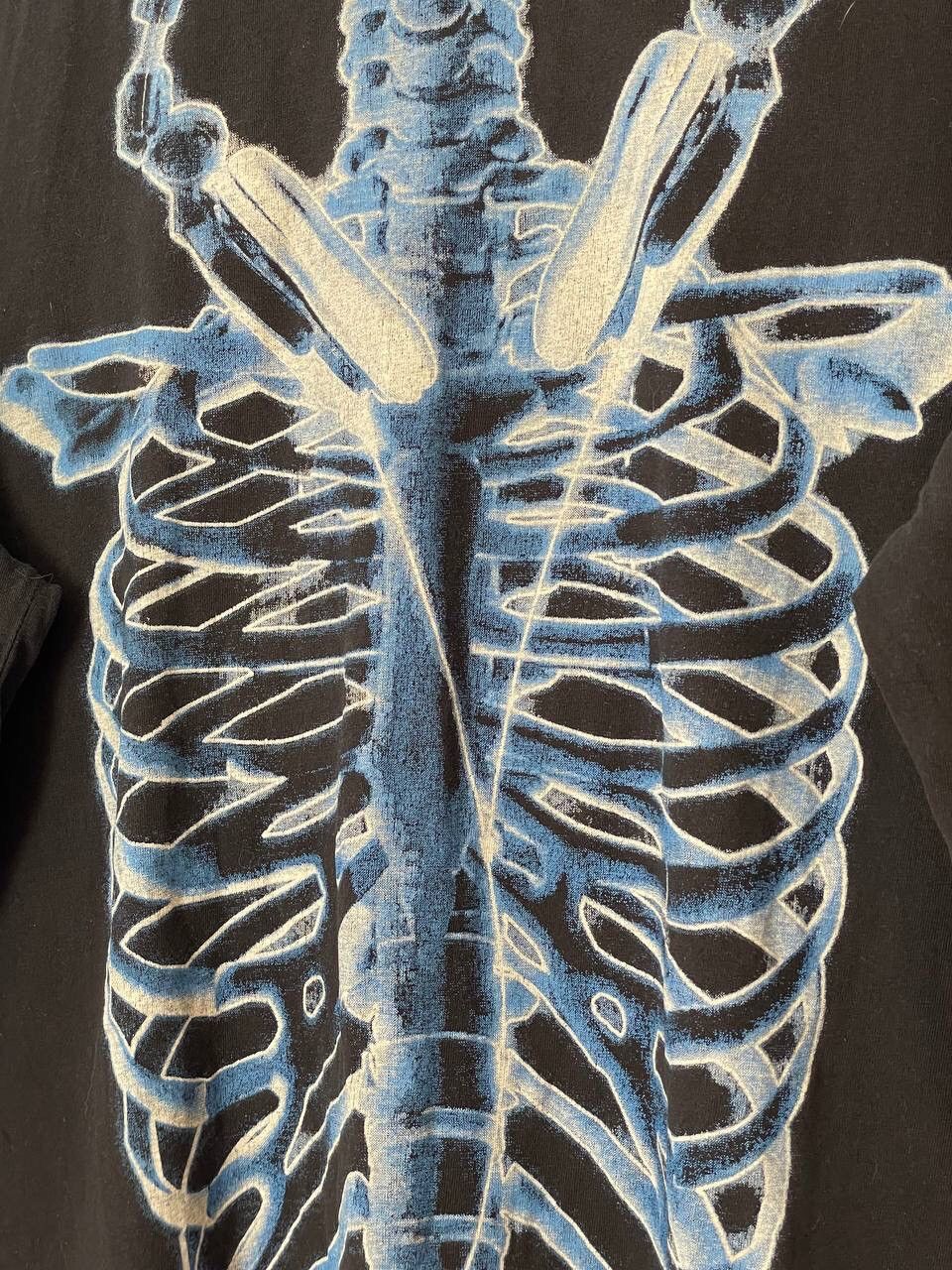 Vintage Y2K Crazy skull Bones Faded Printed longsleeve All Over Rare Size US M / EU 48-50 / 2 - 8 Thumbnail
