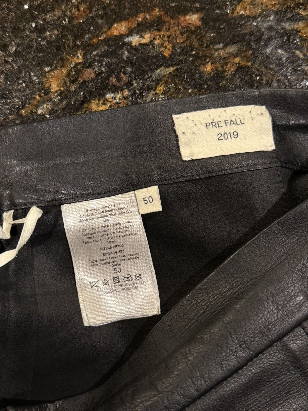Bottega Veneta Bottega Veneta Daniel Lee FW19 Leather Jogger Pants Size US 33 - 12 Thumbnail