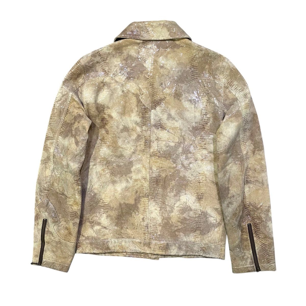 Tornado Mart ‼️LAST DROP‼️Tornado Mart Shiny Textured Zipper Leather Jacket Size US M / EU 48-50 / 2 - 4 Thumbnail