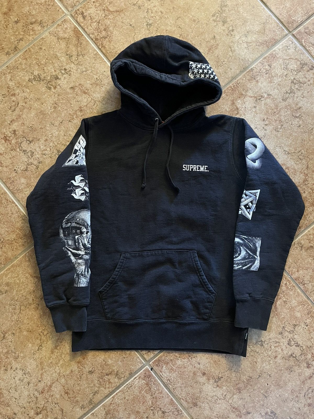 Supreme SS17 Supreme MC Escher hoodie Grailed