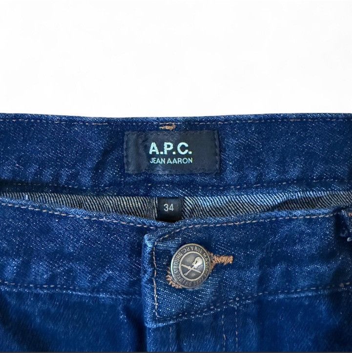 A.P.C. A. P.C. Paris Aaron 90's Raw Dark Indigo Denim Wide Leg Size US 32 / EU 48 - 5 Thumbnail