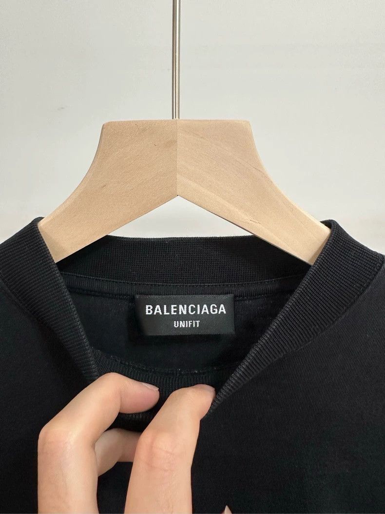 Balenciaga Balenciaga Double Portrait Multi-National Flag Print Black Size US L / EU 52-54 / 3 - 4 Thumbnail