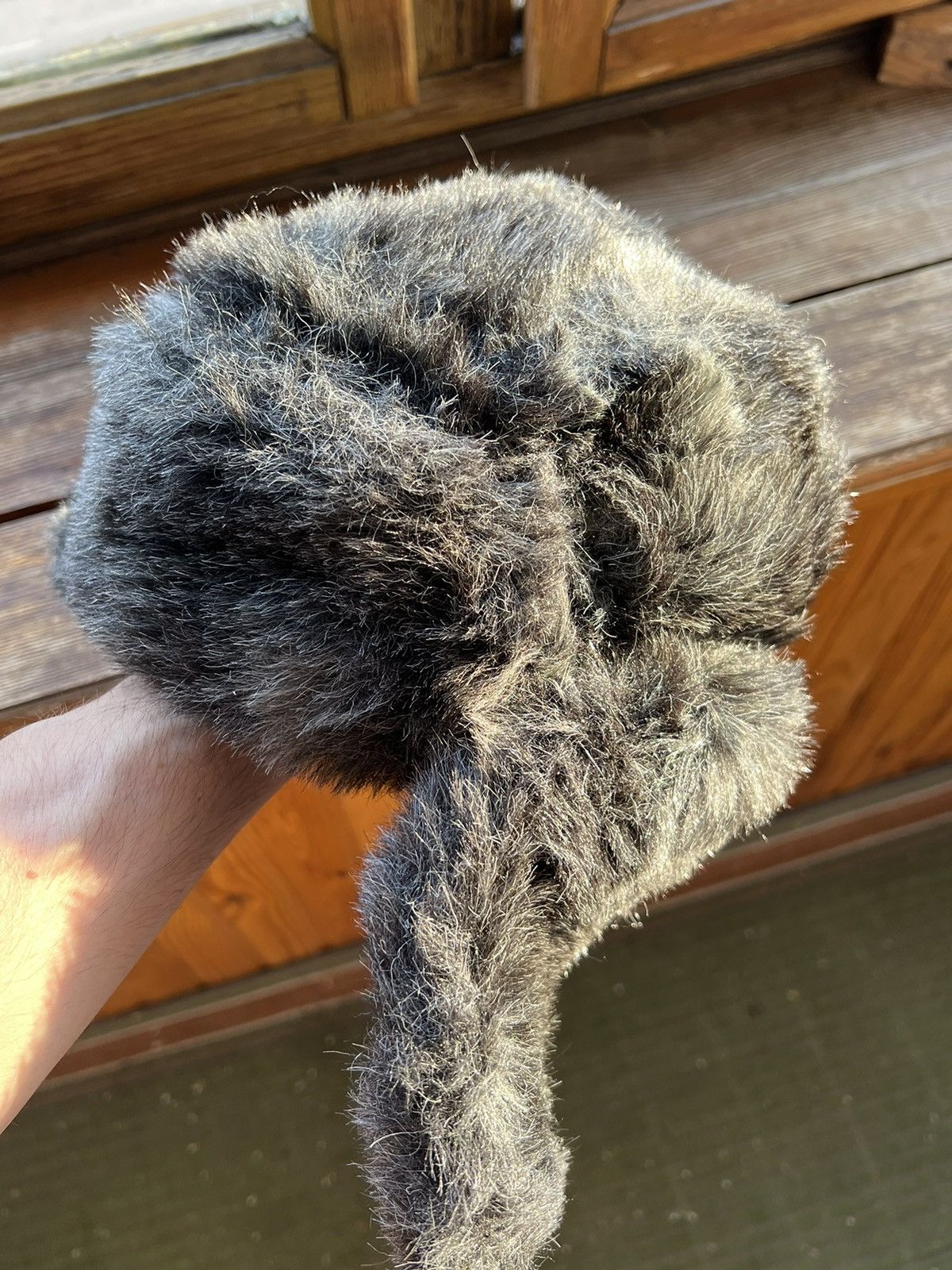 Hat Club Y2K Faux Fur Ushanka Vintage Fuzzy Trapper Hat Huge Size ONE SIZE - 19 Thumbnail
