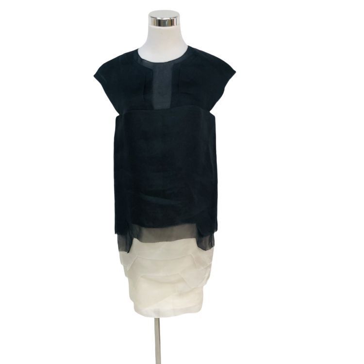 Fendi Fendi Silk Colorblock Dress Size 38 Size XS / US 0-2 / IT 36-38 - 1 Thumbnail