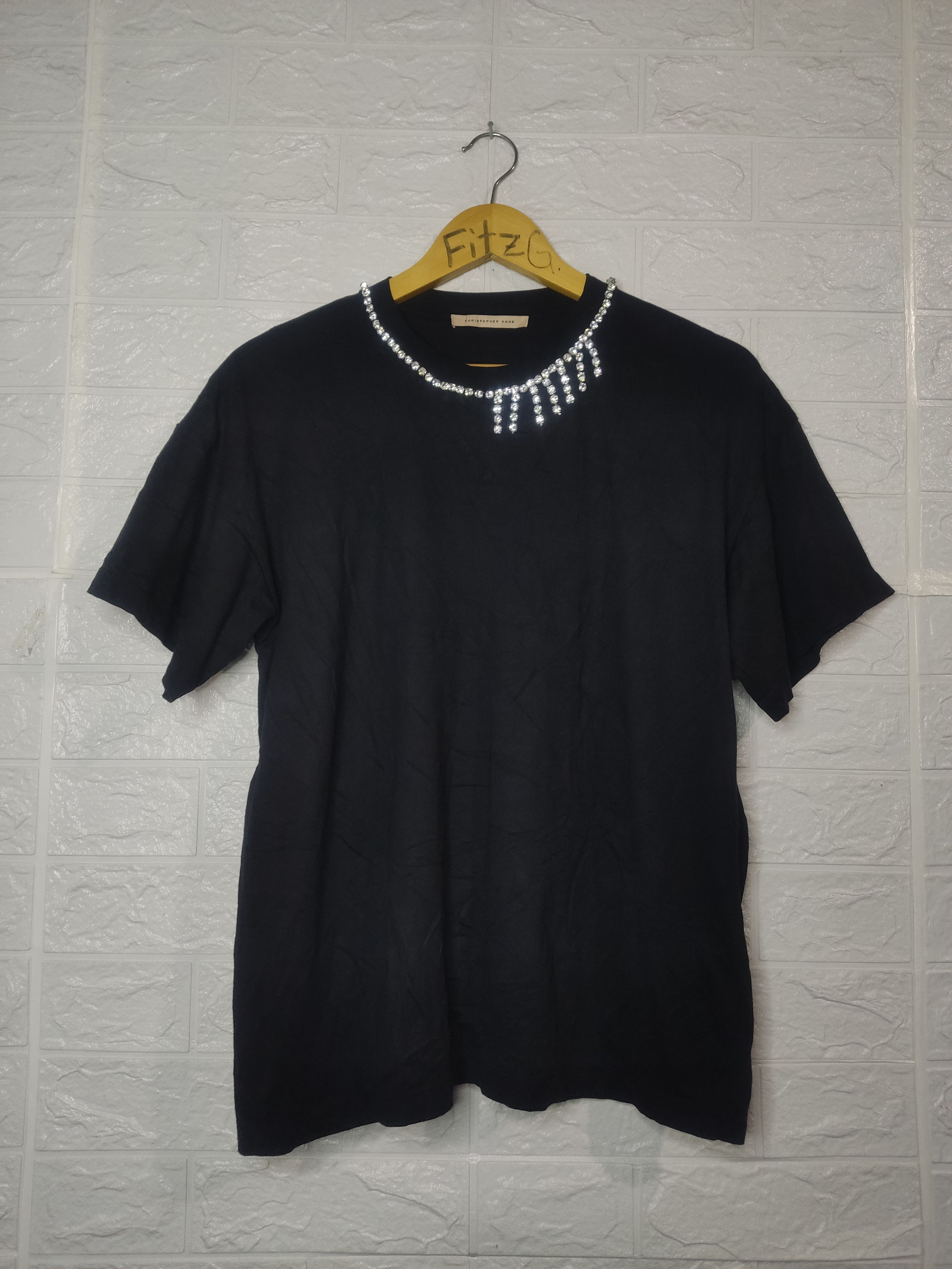 Christopher Kane Christopher Kane T-shirt With Crystal Size US L / EU 52-54 / 3 - 1 Thumbnail