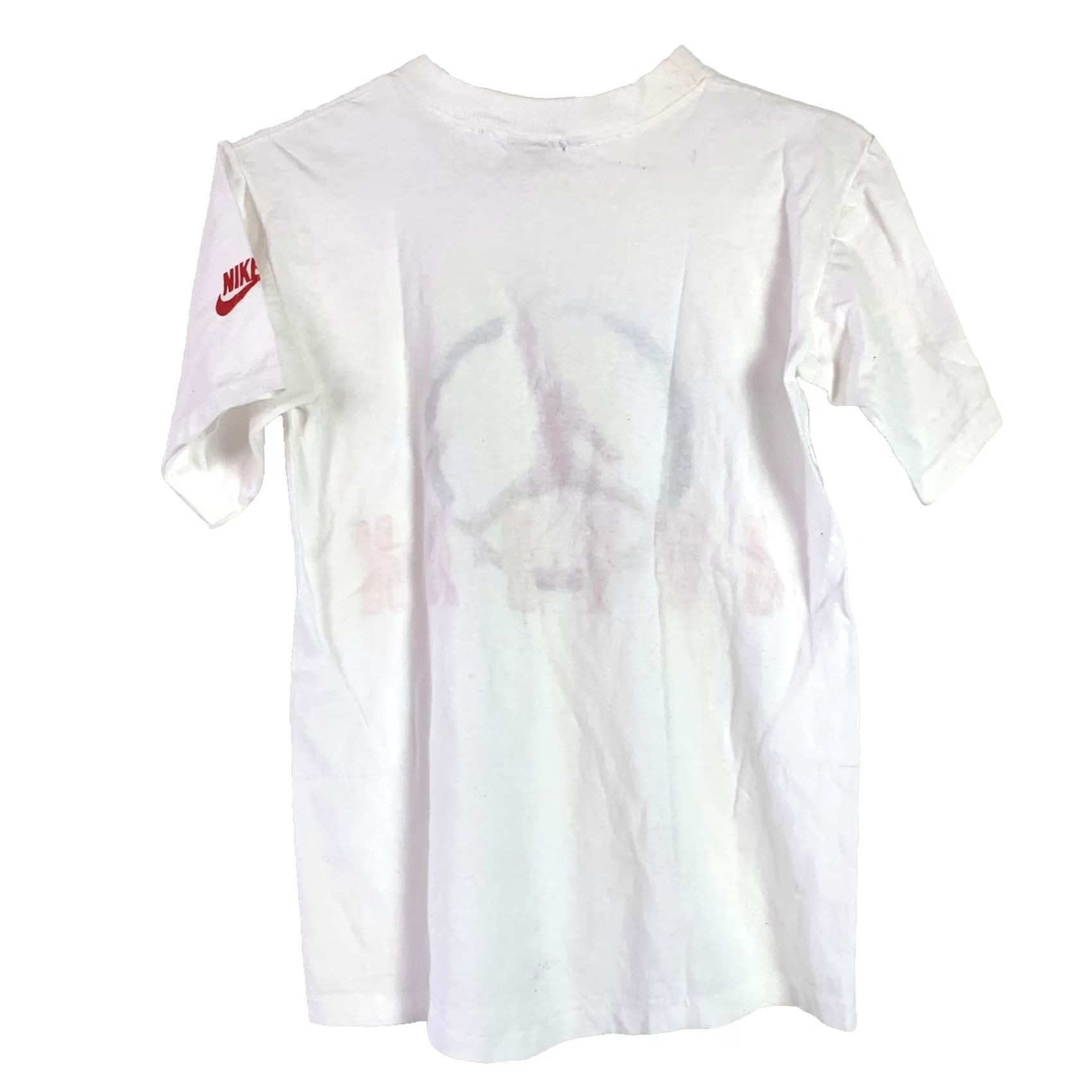 Nike Vintage Nike Michael Jordan Flight Tee Shirt M White Wash Wear Size US M / EU 48-50 / 2 - 7 Thumbnail