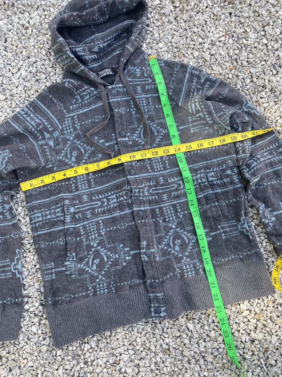 Hysteric Glamour Vintage Hysteric Glamour Navajo Design Hoodie Button Ups Size S / US 4 / IT 40 - 14 Thumbnail