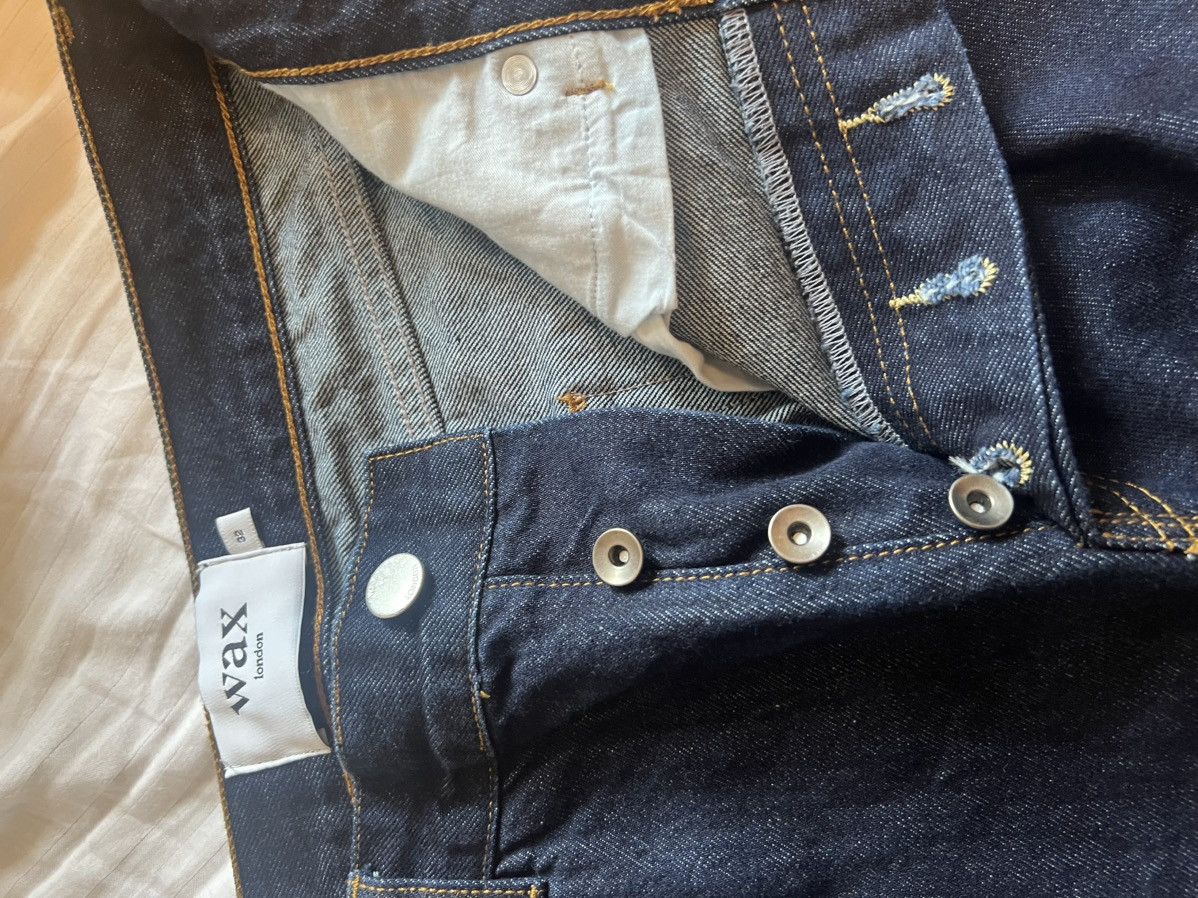 Wax London Wax London Designer Selvage Denim Jeans Size US 32 / EU 48 - 5 Thumbnail