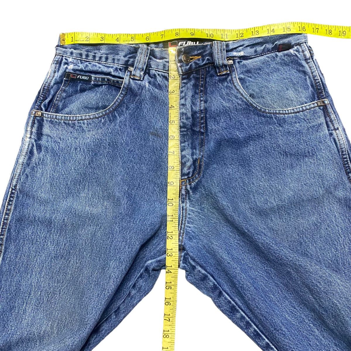 Fubu Vintage Fubu Light Wash Denim Baggy Jeans Size US 32 / EU 48 - 20 Thumbnail