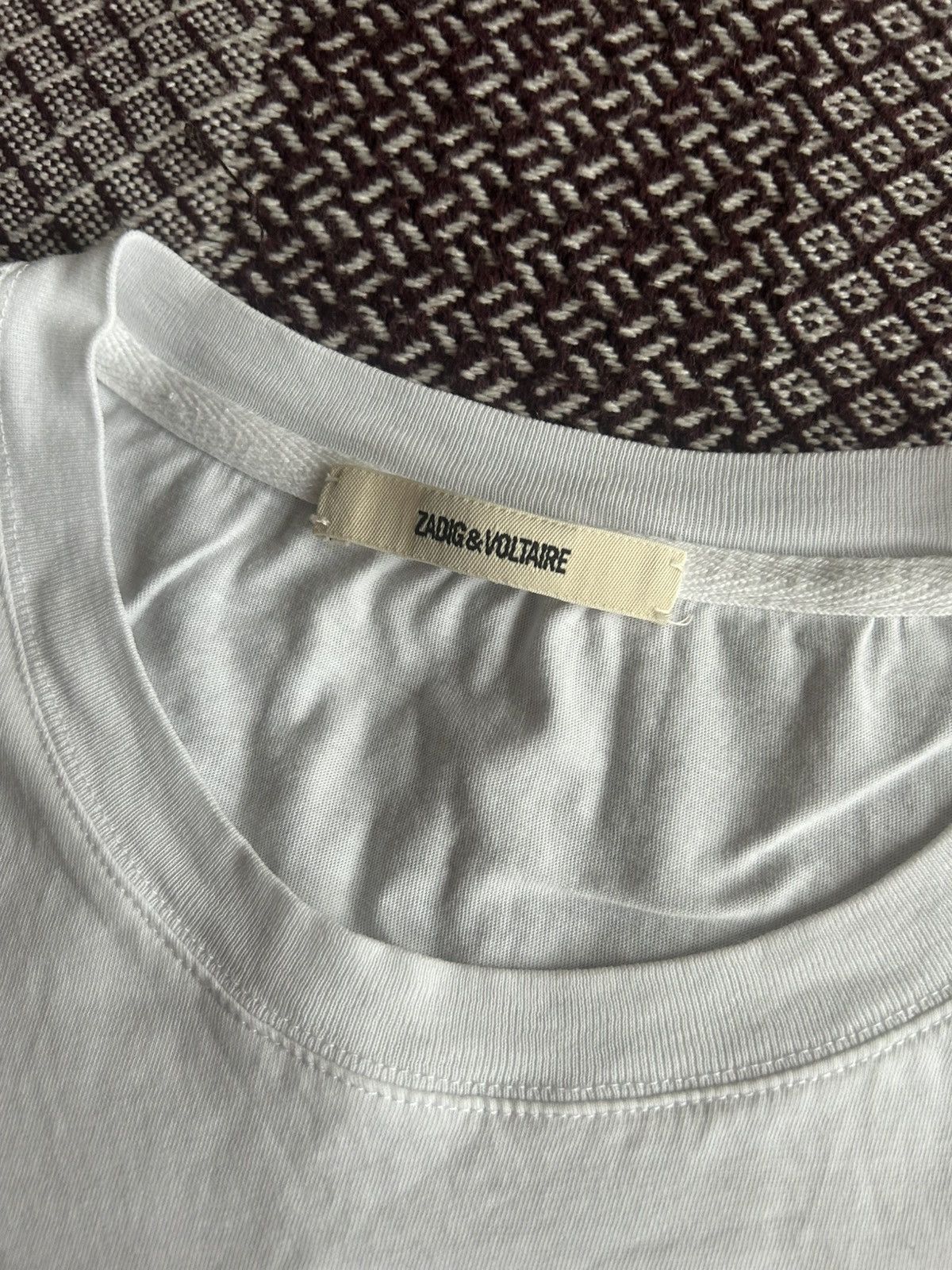 Zadig & Voltaire Zadig & Voltaire White T-Shirt Men’s Luxury Item Rare Size L Size US L / EU 52-54 / 3 - 4 Thumbnail