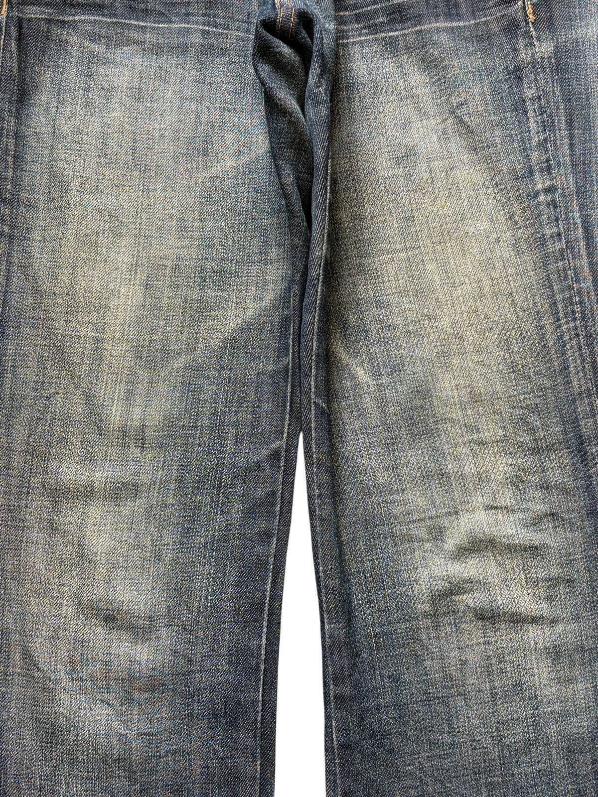 Marithe + Francois Girbaud Vintage Le Jean De Girbaud Mud Wash Distress Flare Jeans Size 30" / US 8 / IT 44 - 3 Thumbnail