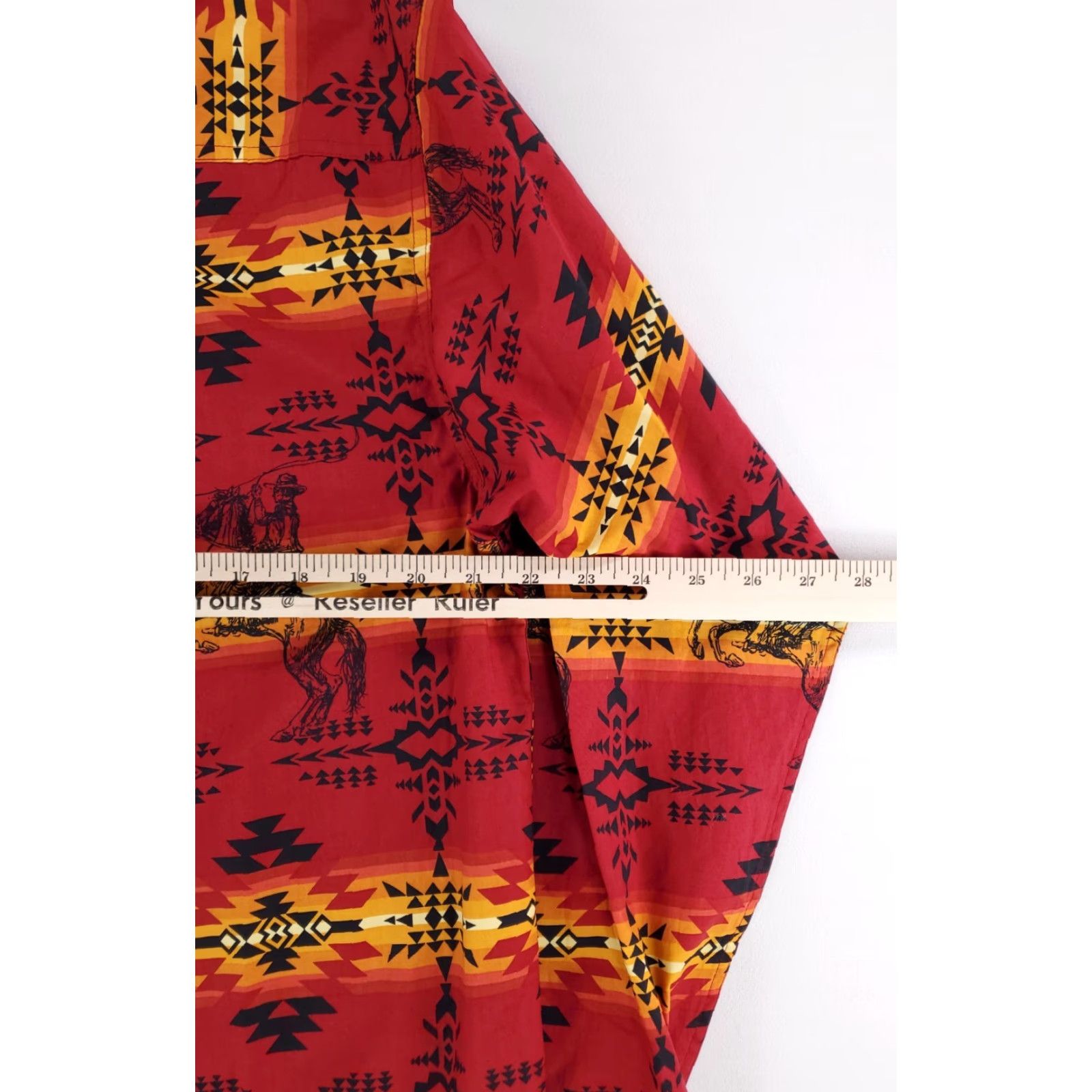 Ariat Ariat Button Down Shirt Aztec Southwest Cowboy Horse Lasso Mens M Multicolor Shirt Mens M Size US M / EU 48-50 / 2 - 7 Thumbnail
