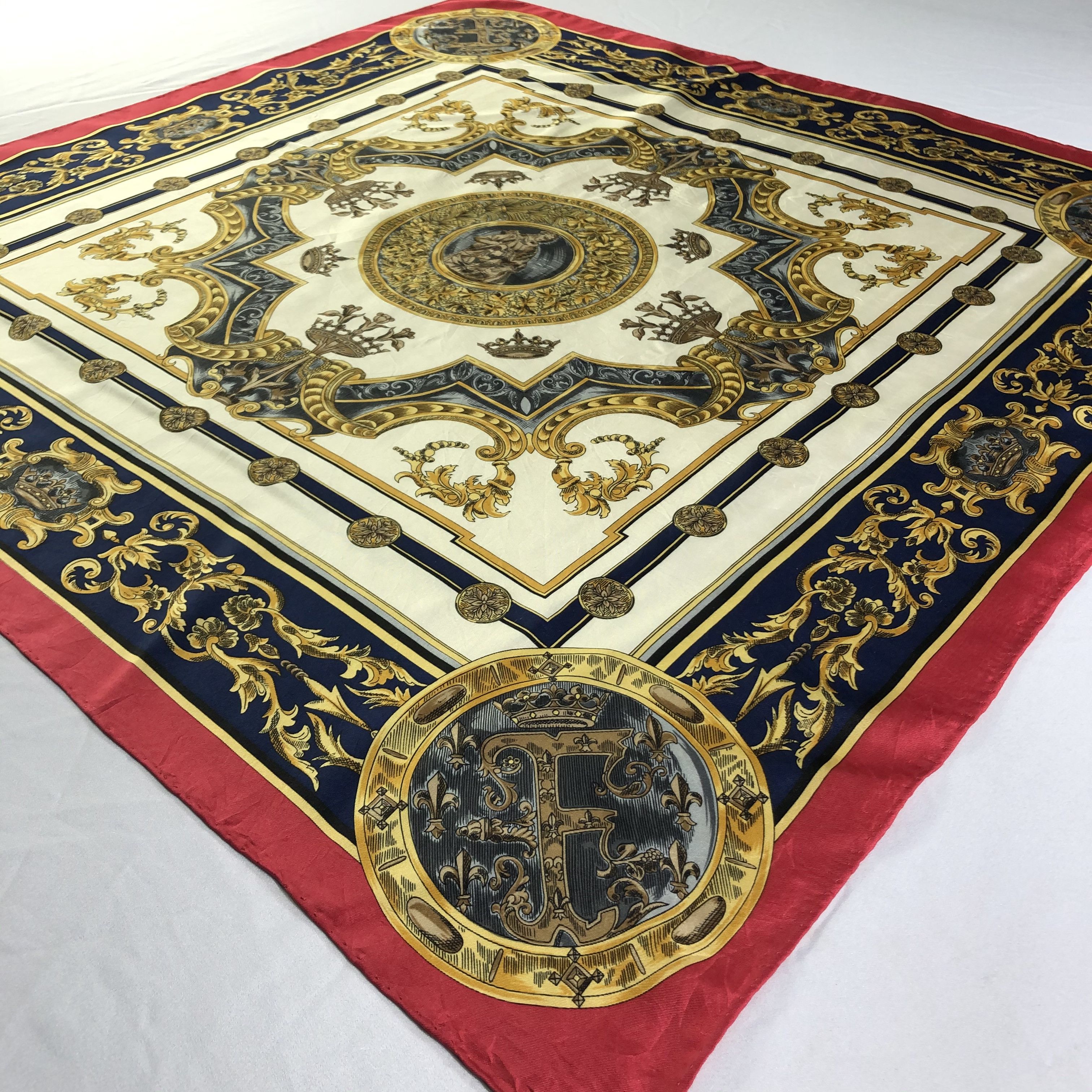 Vintage Vintage Silk Scarf Size ONE SIZE - 4 Thumbnail