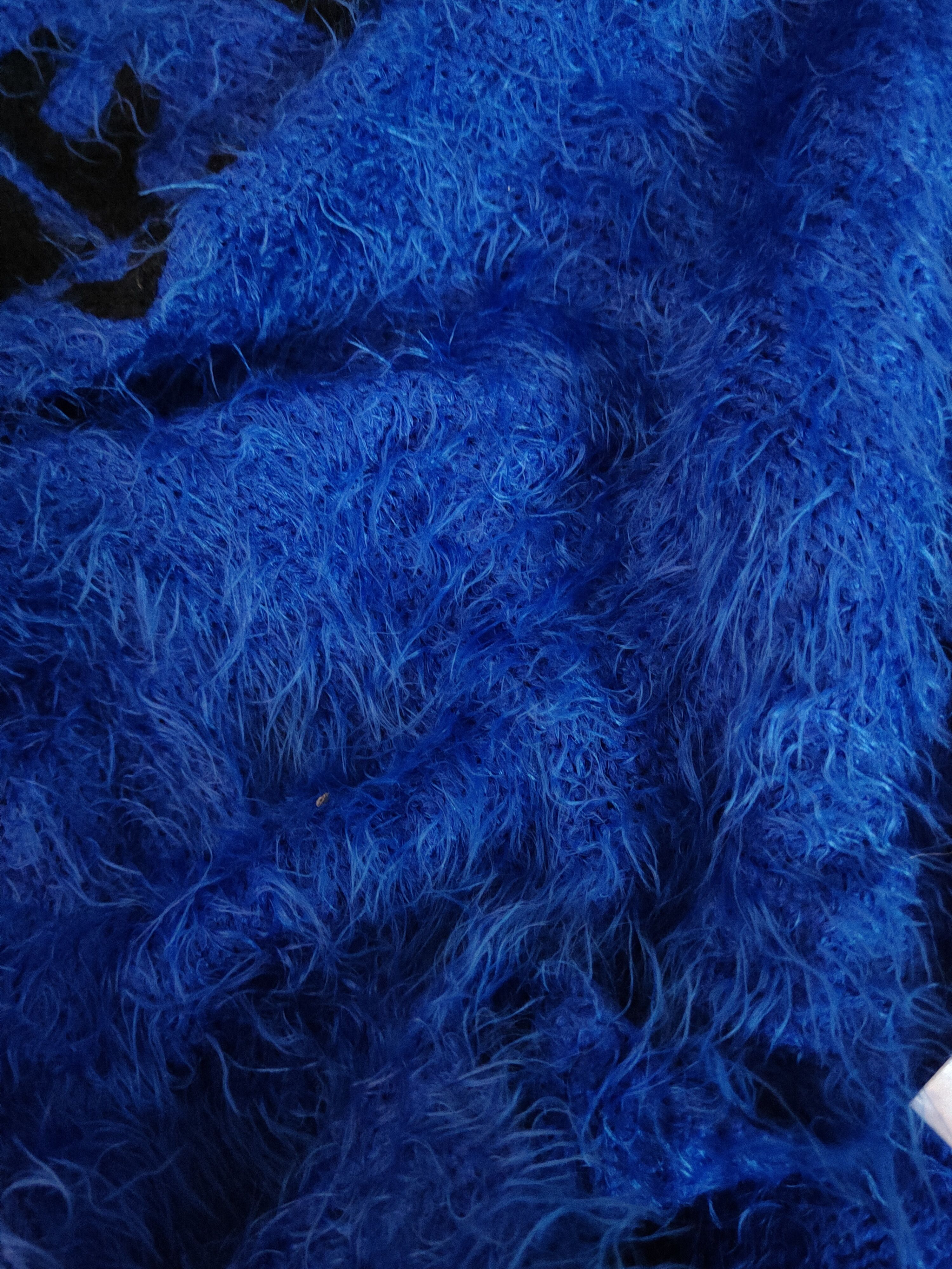 Japanese Brand Avail Jean Blue Shag Shaggy Fur Mohair Knitwear #S1951 Size M / US 6-8 / IT 42-44 - 11 Thumbnail
