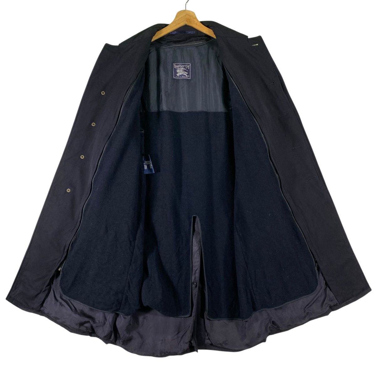 Burberry × Burberry Prorsum Vintage Burberrys Trench Coat Size M/L Blue Black Colour Size US L / EU 52-54 / 3 - 5 Thumbnail