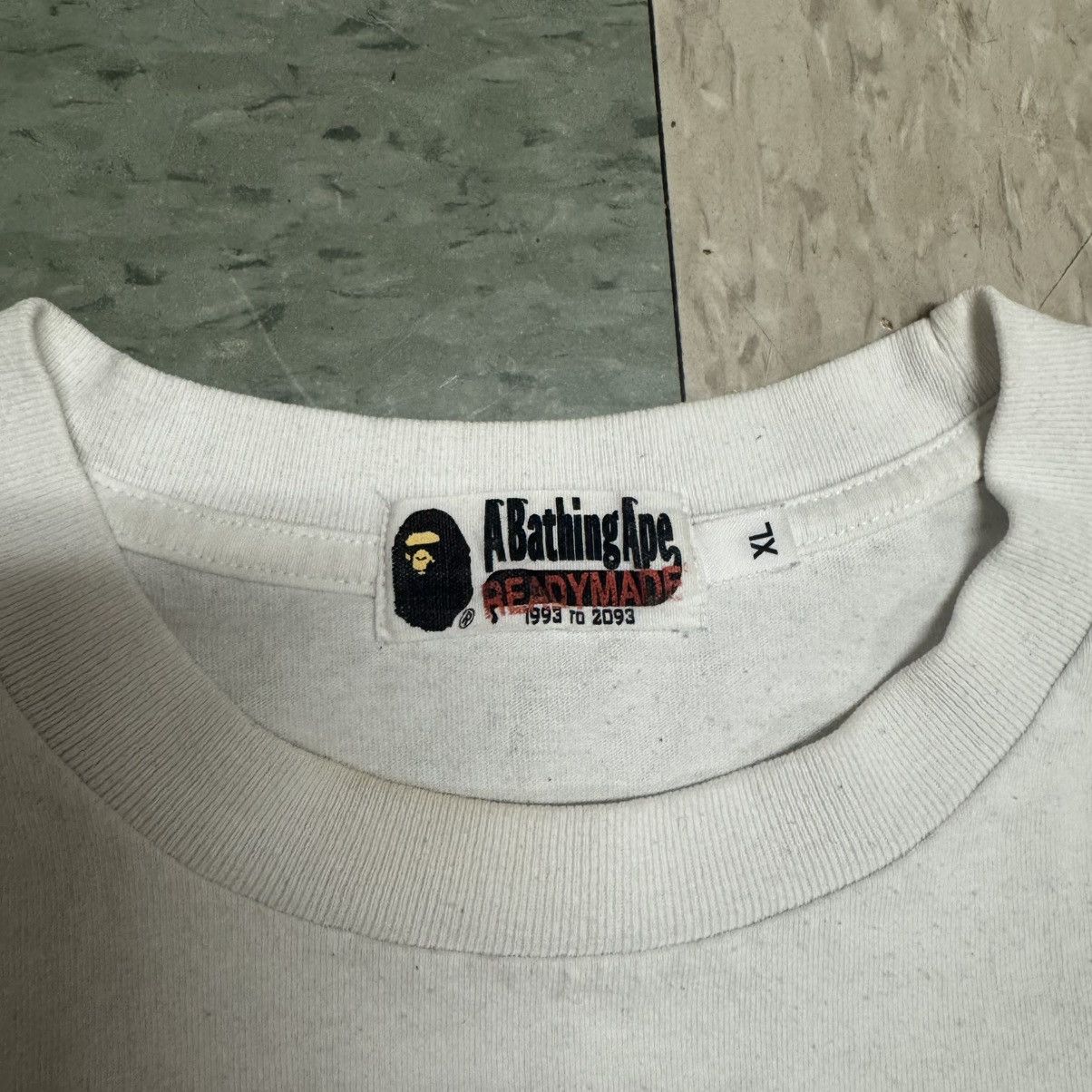 Bape × READYMADE BAPE READYMADE TEE LARGE SHIRT WHITE SHARK WIDE NEW Size US XL / EU 56 / 4 - 7 Thumbnail