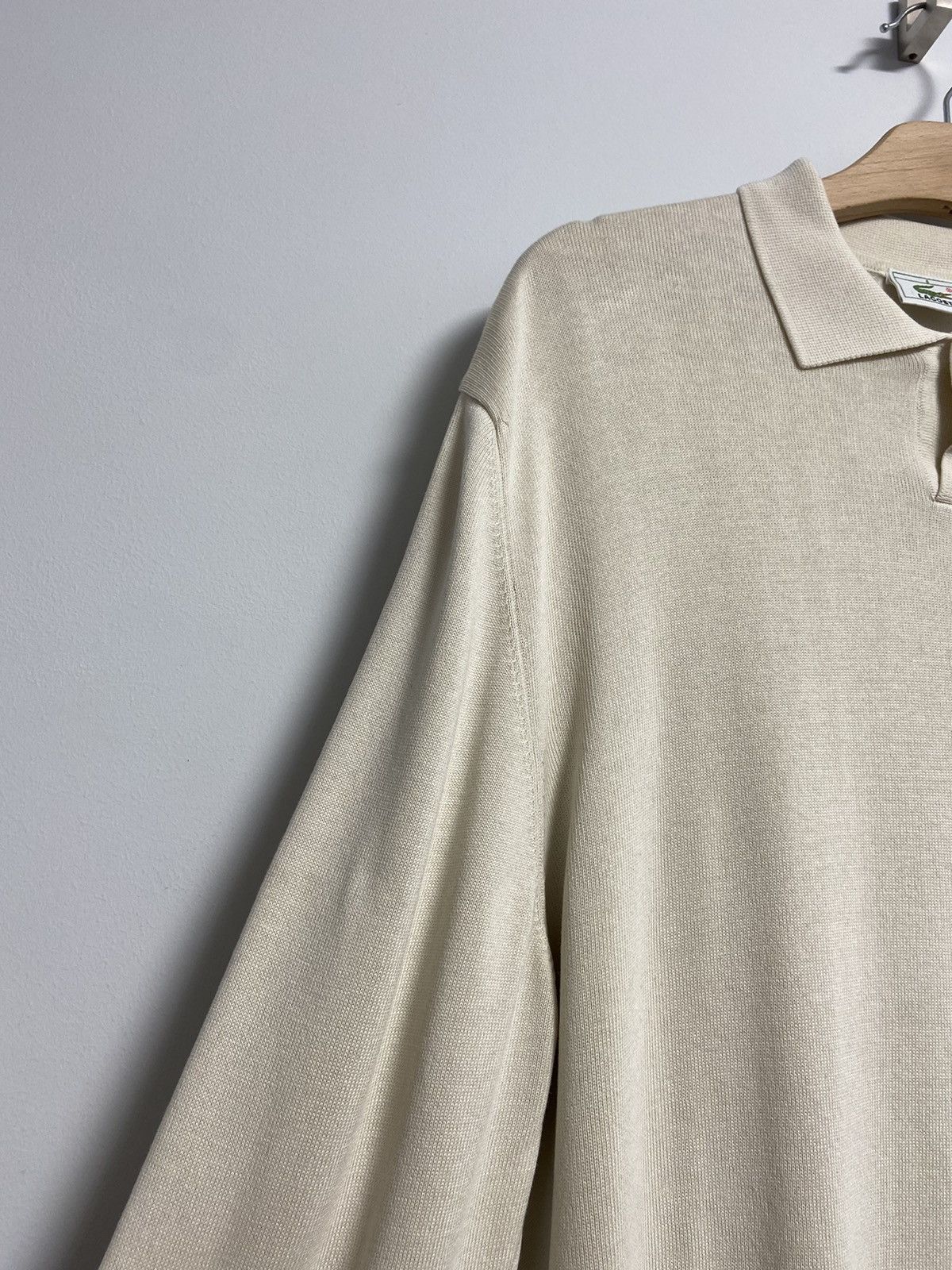 Lacoste Lactose Vintage Long Sleeve Polo y2K style hype Size US L / EU 52-54 / 3 - 8 Thumbnail