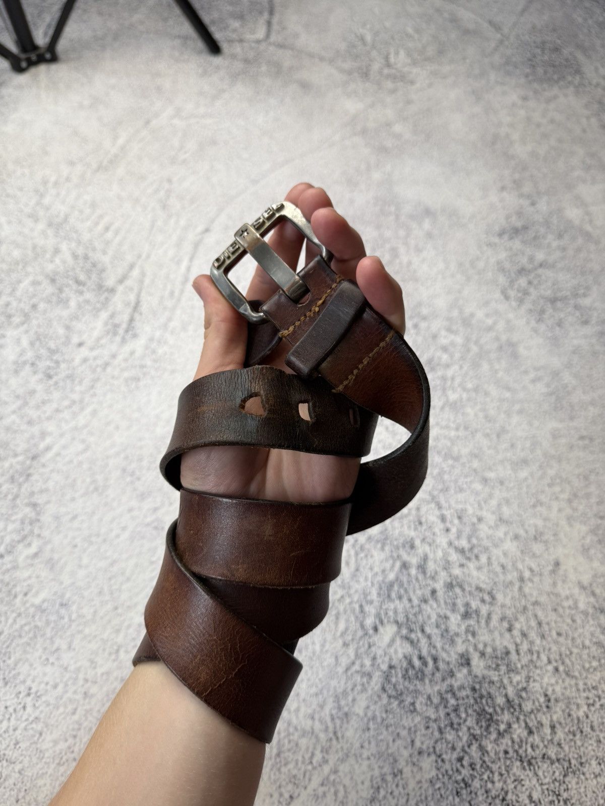 Diesel Vintage Diesel Belts Leather Japanese Brand Y2K streetwear Size ONE SIZE - 6 Thumbnail