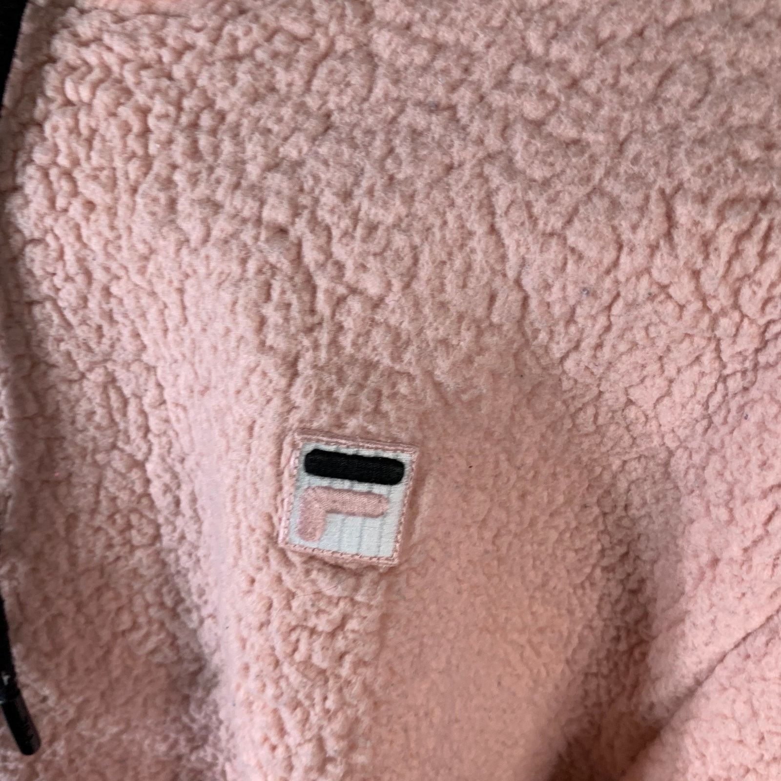 Fila FILA Women’s Hoodie Size M Pink Sherpa Pullover Size M / US 6-8 / IT 42-44 - 4 Thumbnail