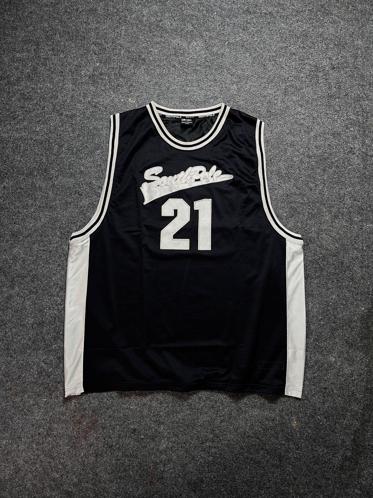 Southpole × Vintage HIPHOP JERSEY SOUTHPOLE NEW YORK 21 FUBU KARLKANI SOHK JNCO Size US XXL / EU 58 / 5 - 1 Thumbnail