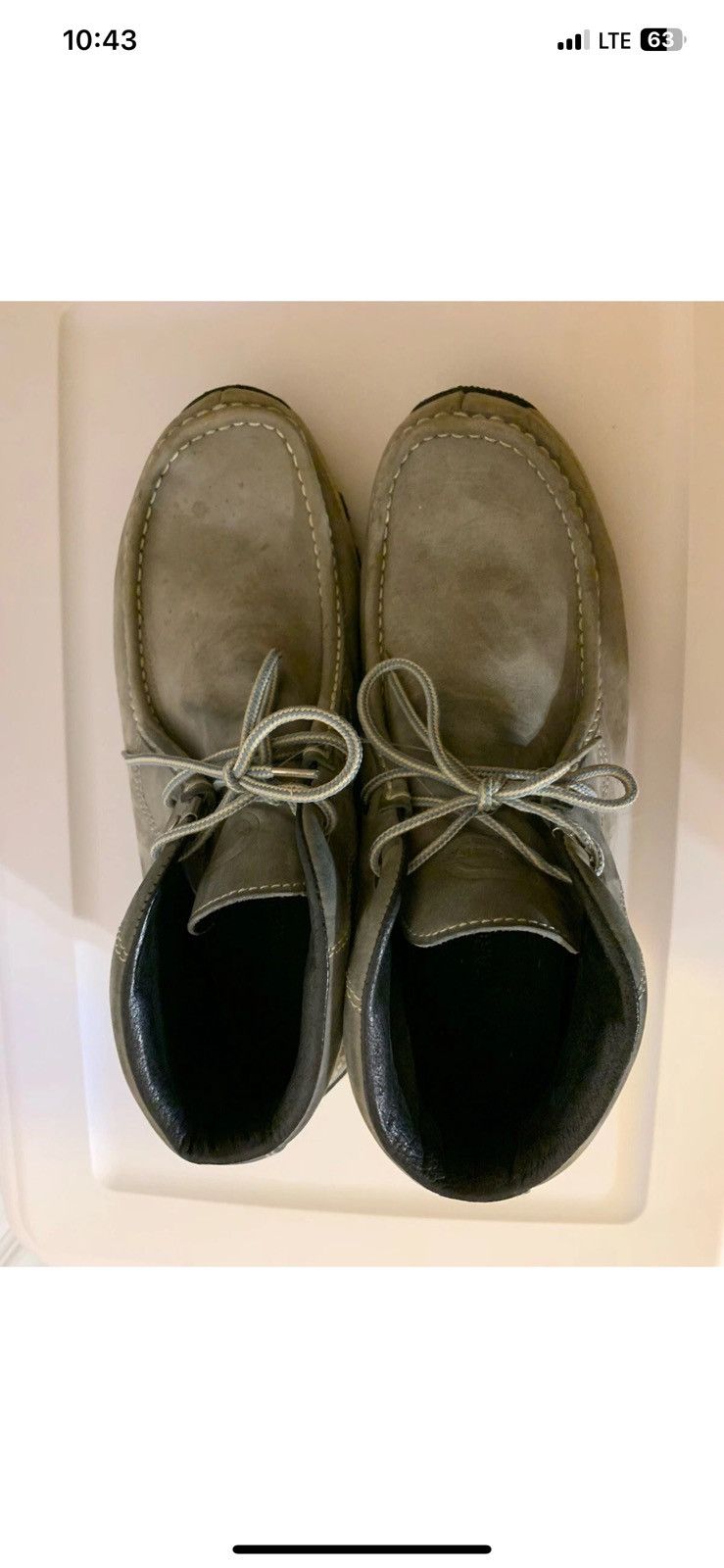 Marc Ecko Marc Ecko mens sz 13 chukka boots shoes gray Size US 13 / EU 46 - 8 Thumbnail
