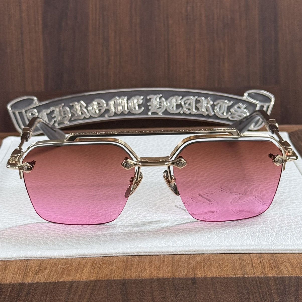 Chrome Hearts Chrome Hearts BI ESSEM 1/1 ‘Pink Ombre’ Sunglasses Size ONE SIZE - 3 Thumbnail