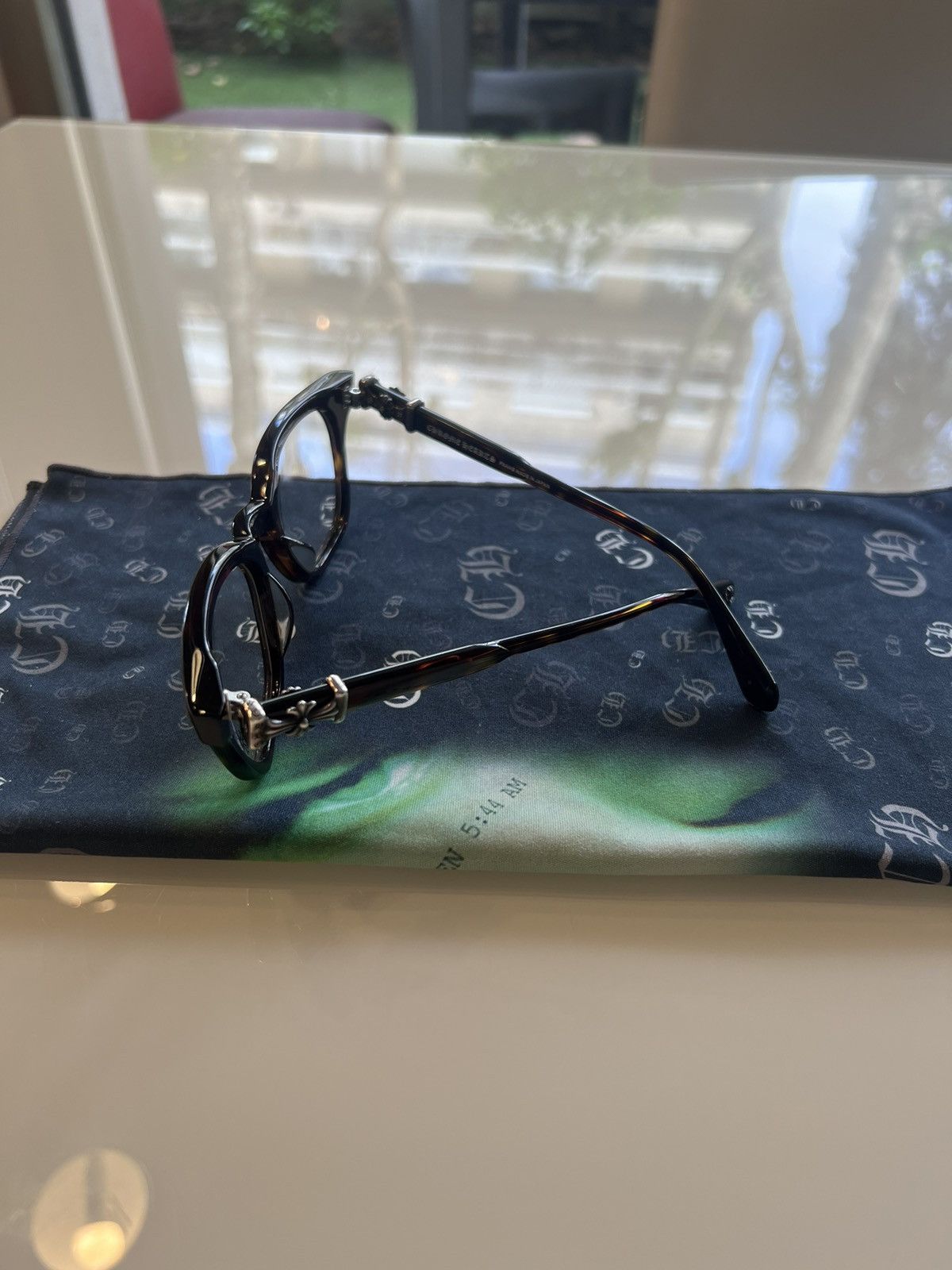 Chrome Hearts Chrome Hearts Midnight Glasses “Pump Me” Size ONE SIZE - 14 Thumbnail
