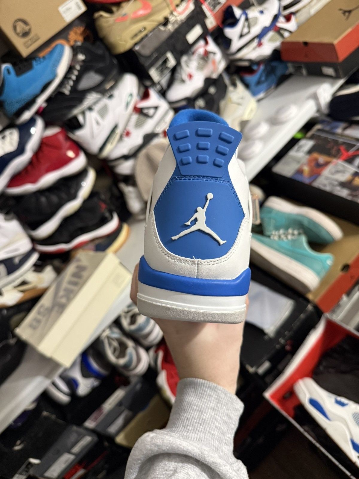 Jordan Brand Jordan retro 4 military blue sz 14 ds (2012) Size US 14 / EU 47 - 4 Thumbnail