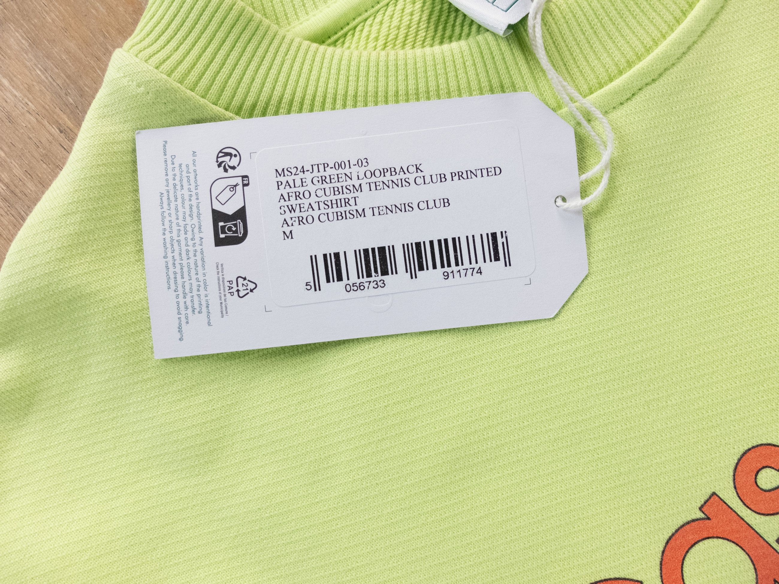 Casablanca CASABLANCA Afro Cubism Tennis Club green sweatshirt Medium q Size US M / EU 48-50 / 2 - 6 Thumbnail
