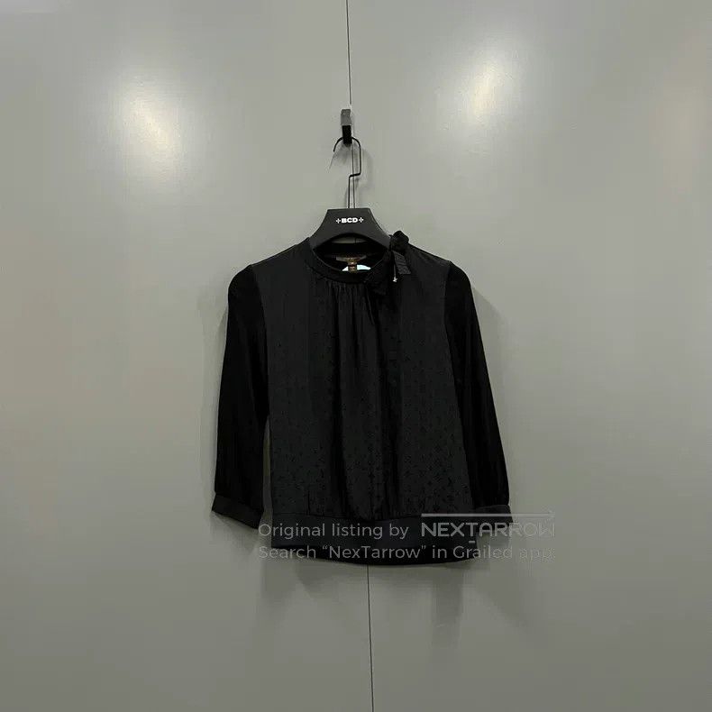 Louis Vuitton Louis Vuitton Black full print shirt Size XS / US 0-2 / IT 36-38 - 1 Thumbnail