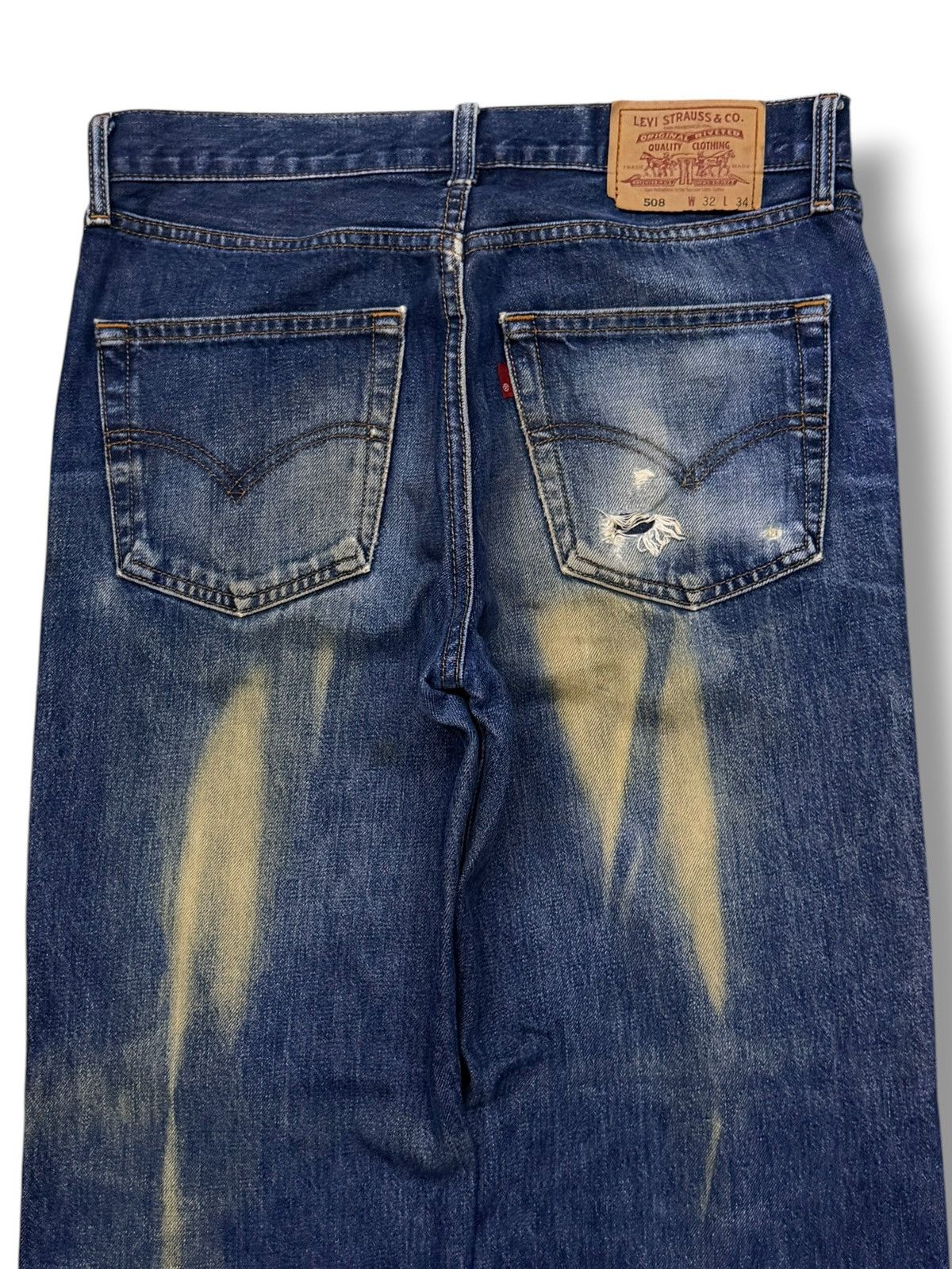 Levi's Vintage Levi’s 508 Denim Jeans | Relaxed Straight Fit | W32 Size US 32 / EU 48 - 5 Thumbnail