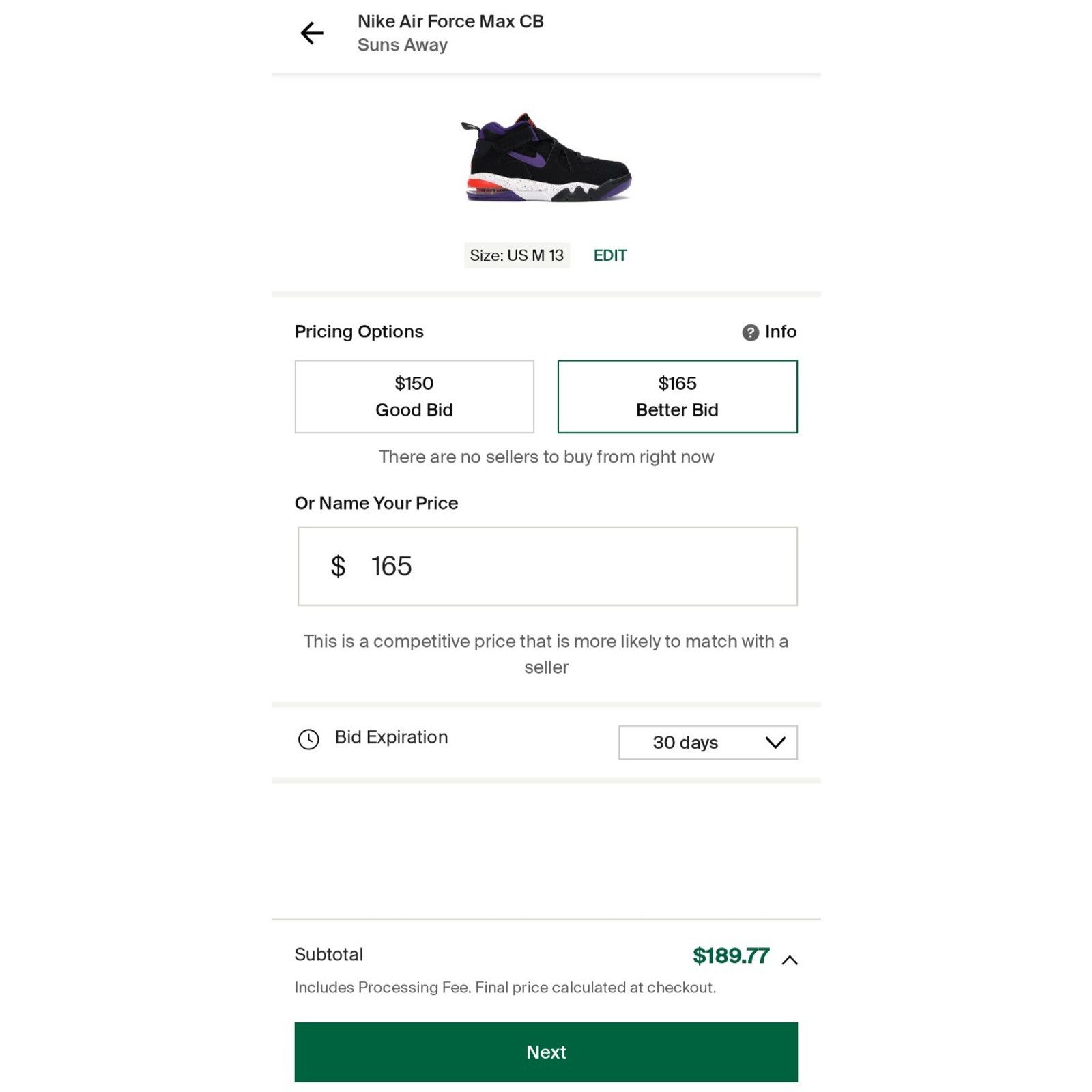 Nike Size 13 - Nike Air Force Max CB Suns Away - AJ7922-002 Size US 13 / EU 46 - 8 Thumbnail