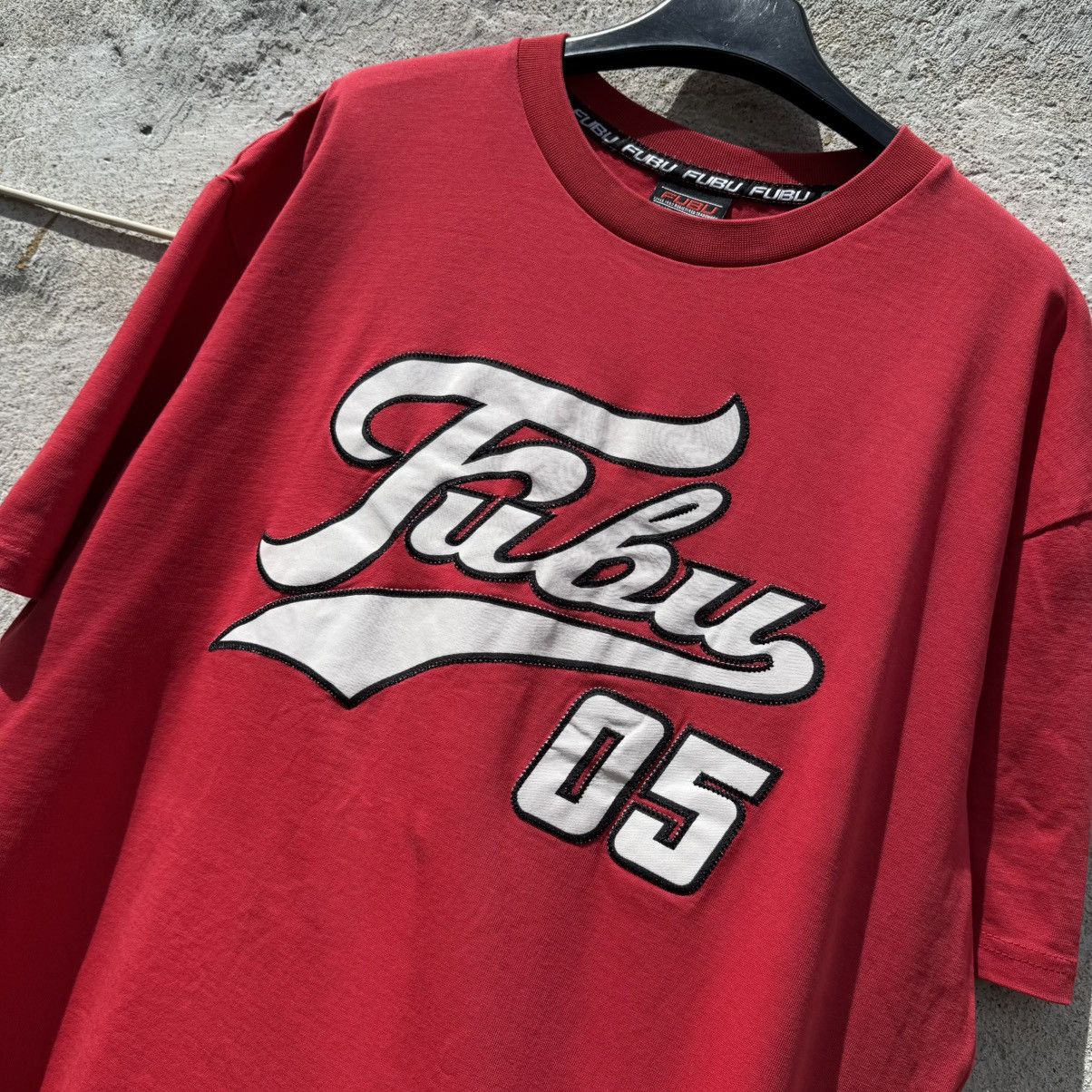 Fubu Affliction Type Fubu 05 Red Big Logo Tee Rap Jnco Rap y2k Size US L / EU 52-54 / 3 - 10 Thumbnail