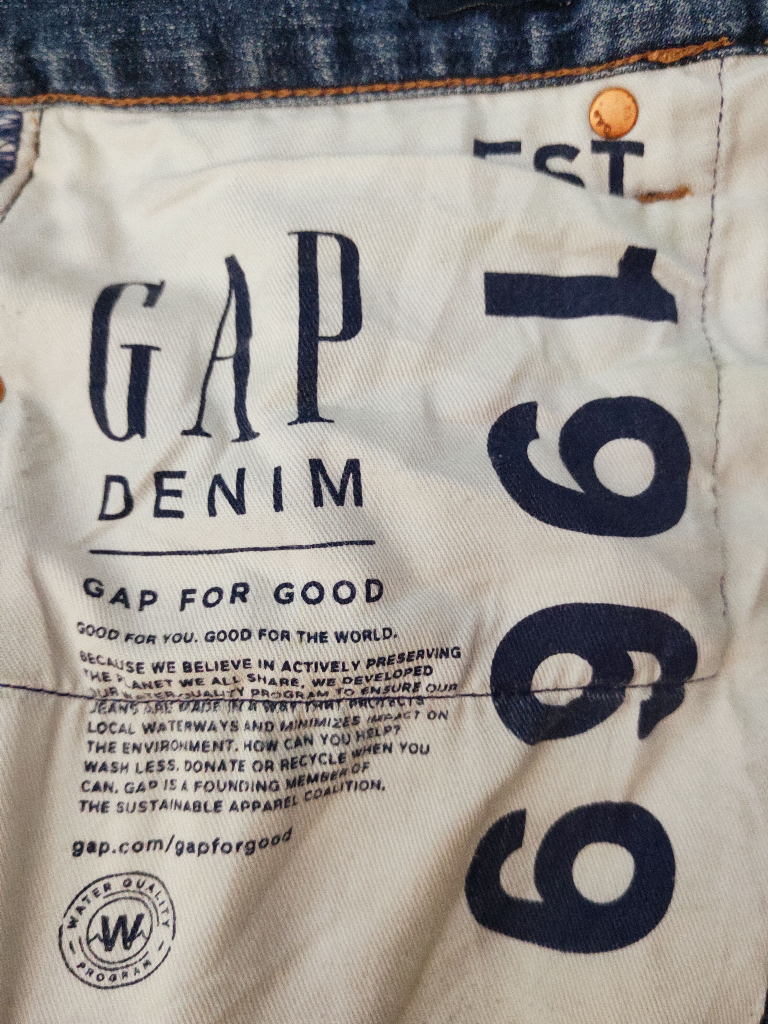 Gap Gap Blue Faded Distressed Ripped Jeans #S2716 Size US 32 / EU 48 - 17 Thumbnail