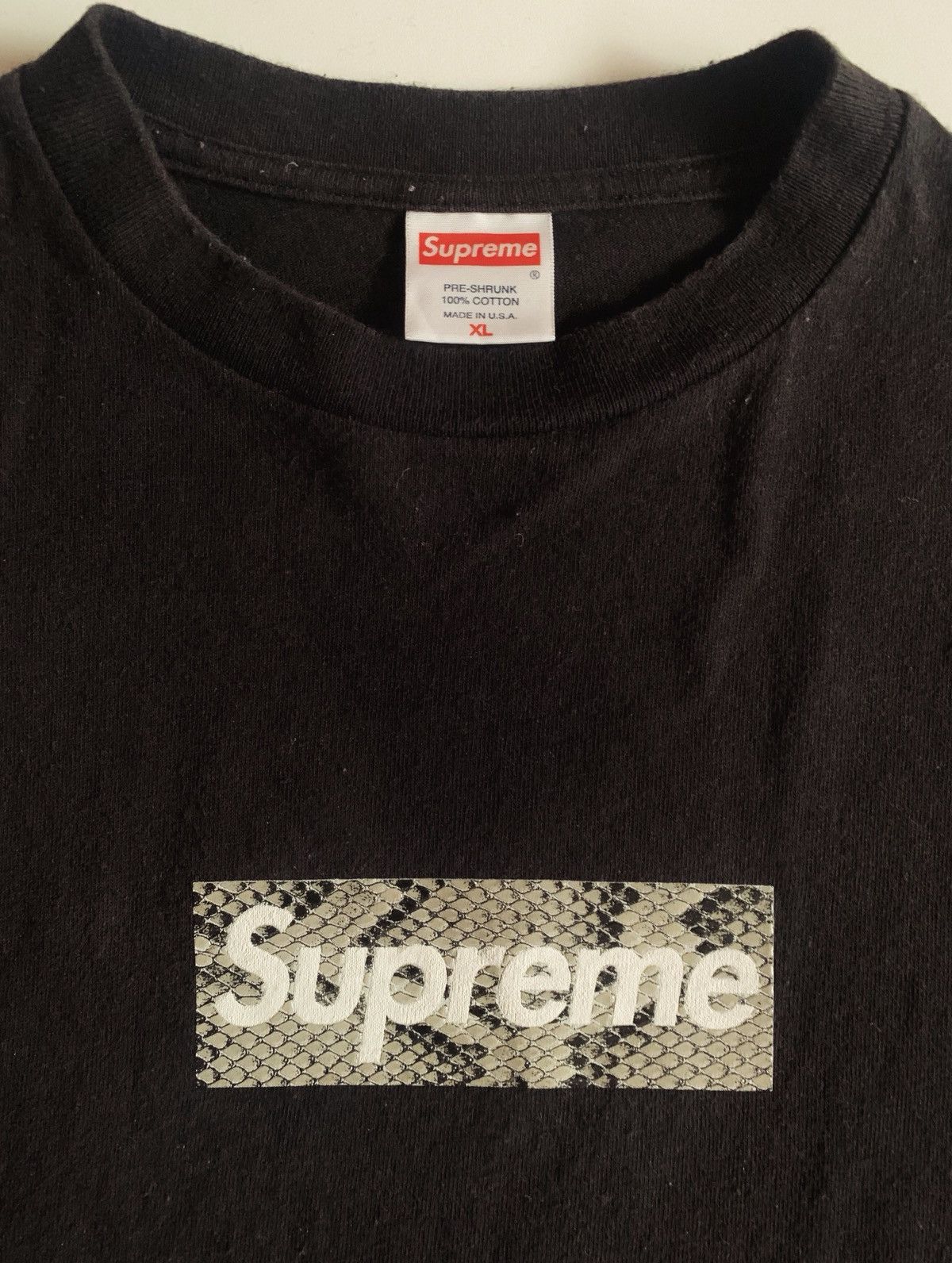 Supreme 2006 Supreme Black Harajuku Box Logo Size US XL / EU 56 / 4 - 1 Thumbnail