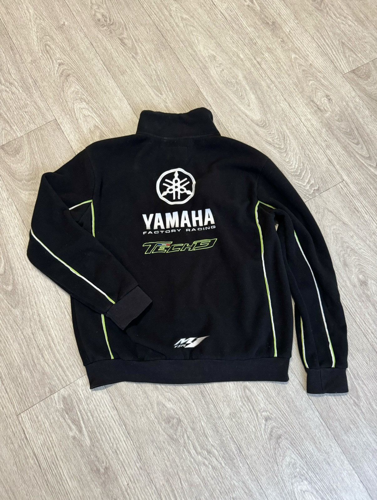Yamaha 🔷Vintage Yamaha Racing Zip Sweatshirt Fleece 90s🔷 Size US S / EU 44-46 / 1 - 7 Thumbnail