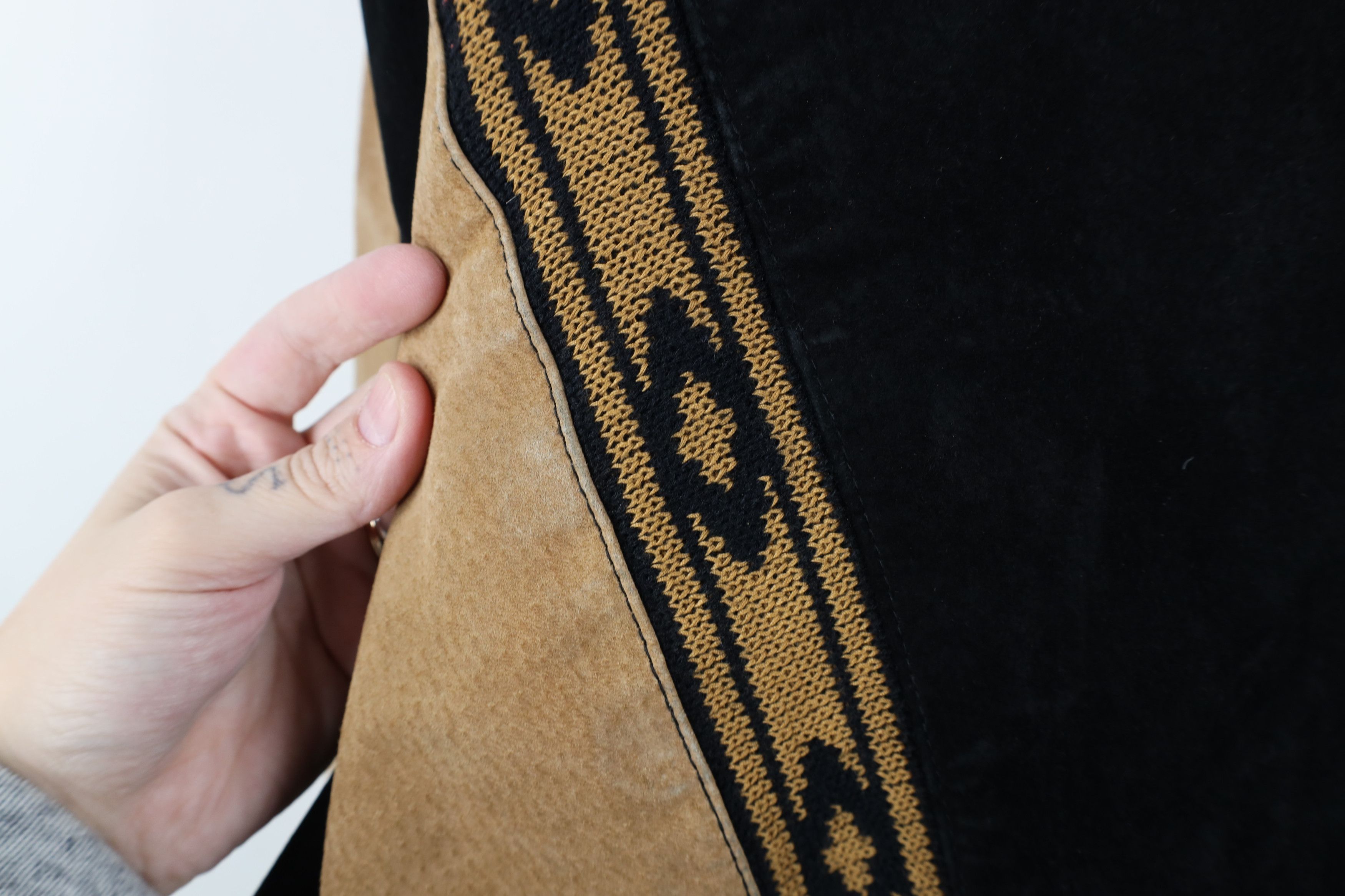 Scully Vintage 90s Scully Western Suede Leather Bomber Jacket Size US L / EU 52-54 / 3 - 14 Thumbnail