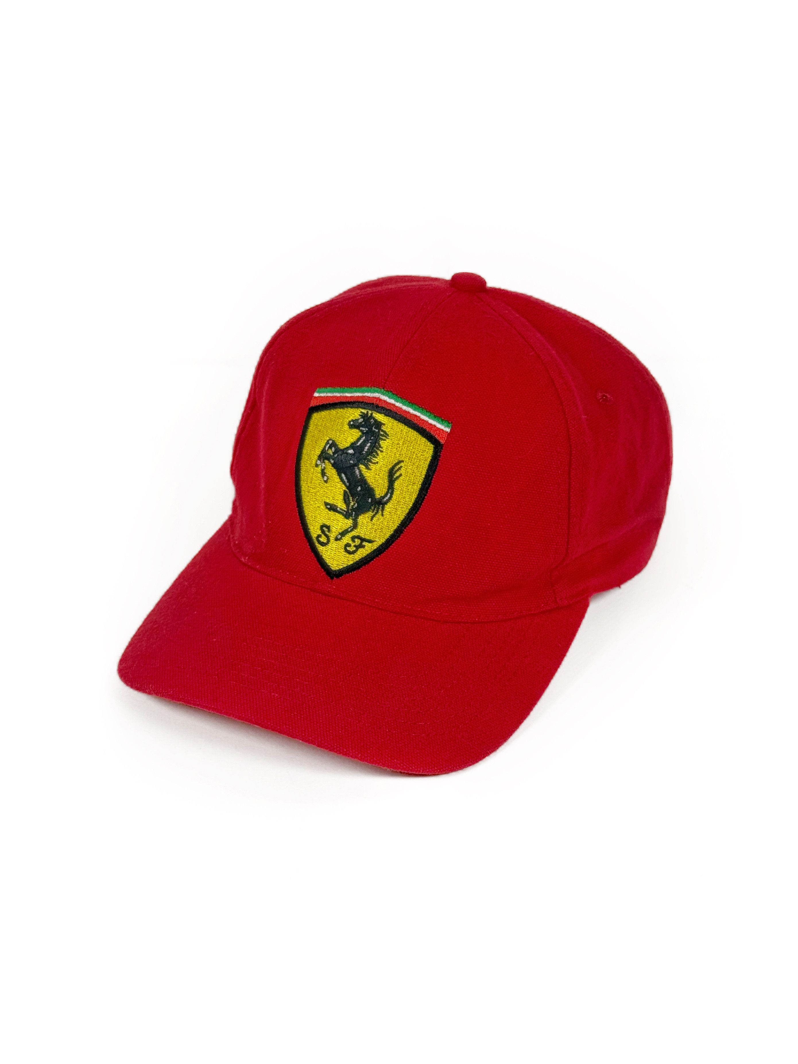 Ferrari Vintage 90's Ferrari Cap Hat Red Logo Embroidered Size ONE SIZE - 1 Thumbnail