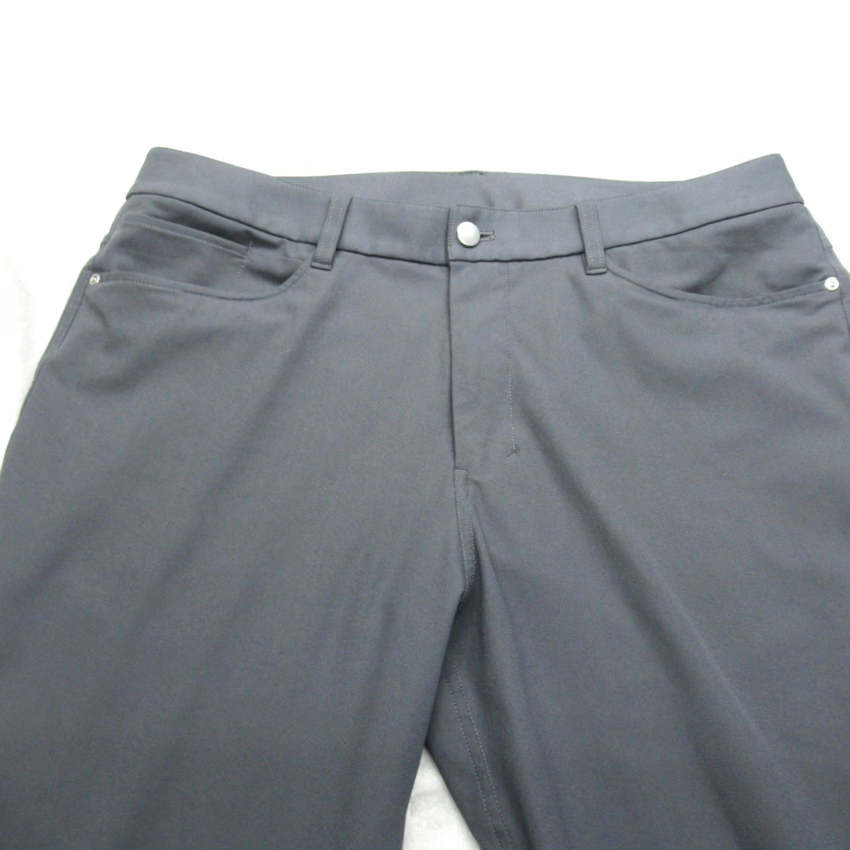 Lululemon Lululemon ABC Pants Mens 33 Gray Slim 5-Pocket Classic Fit Stretch Trousers Shoes? Size US 35 - 3 Thumbnail