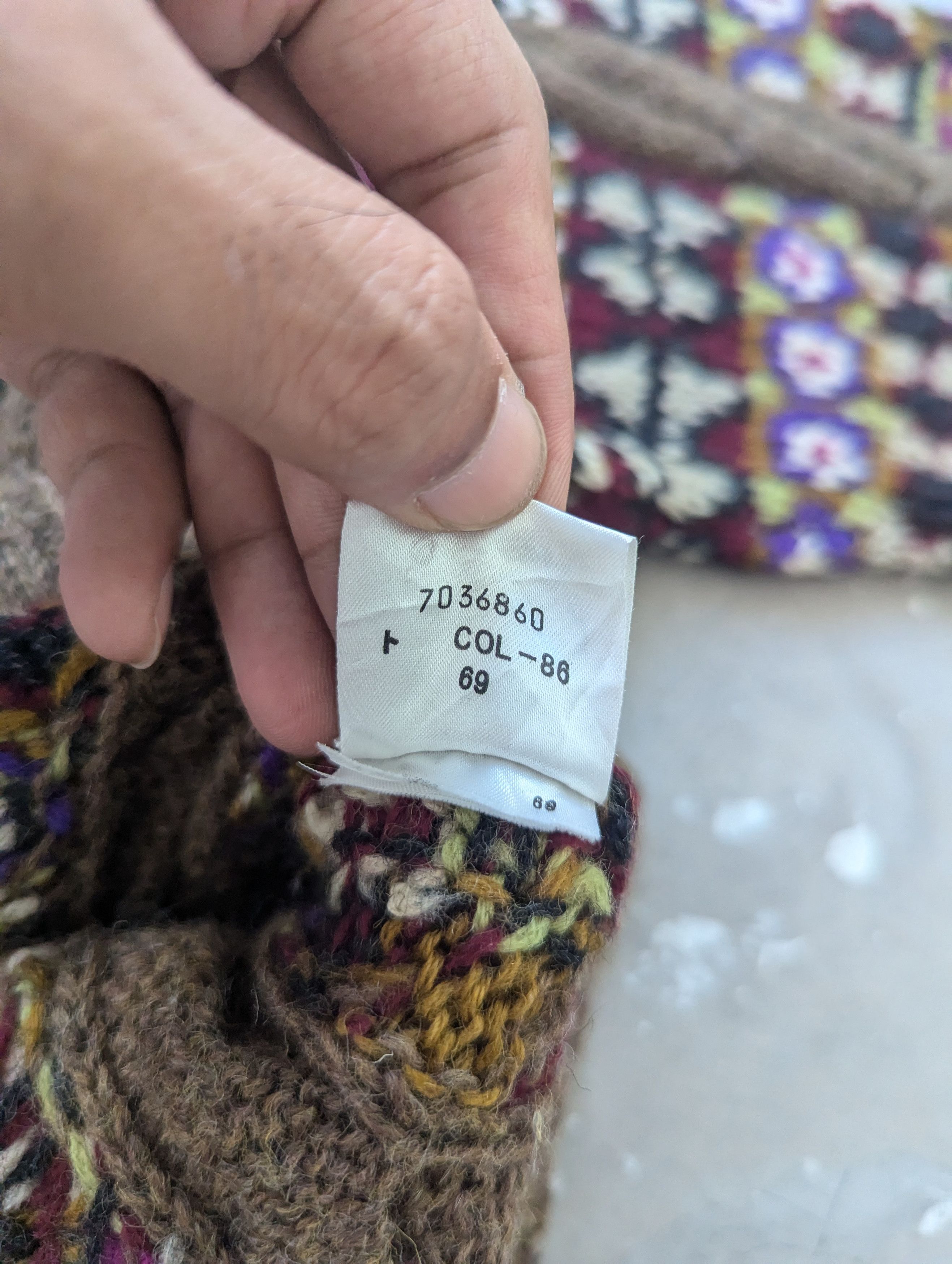 Aran Isles Knitwear × Japanese Brand × Vintage Vintage Wool Cable Knit Sweater Cropped Coogi Style Size M / US 6-8 / IT 42-44 - 10 Thumbnail