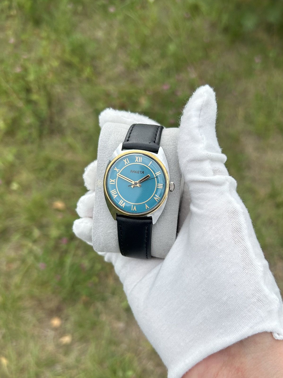 Vintage Vintage Watch Raketa Soviet USSR Mechanical Authentic 1980s Size ONE SIZE - 3 Thumbnail