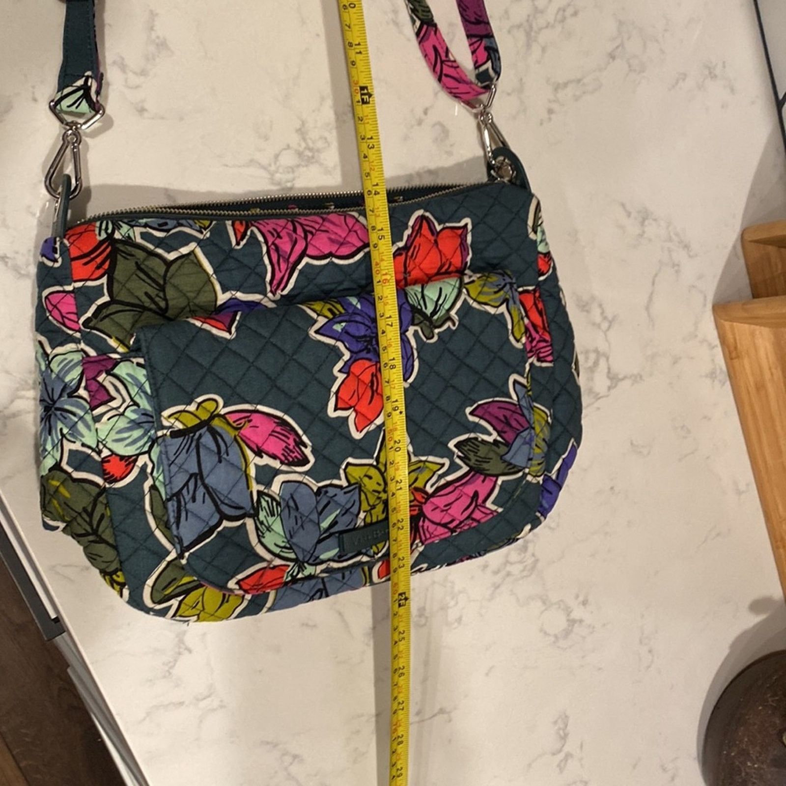 Vera Bradley Vera Bradley Carson Falling Flowers quilted crossbody bag Size ONE SIZE - 16 Thumbnail